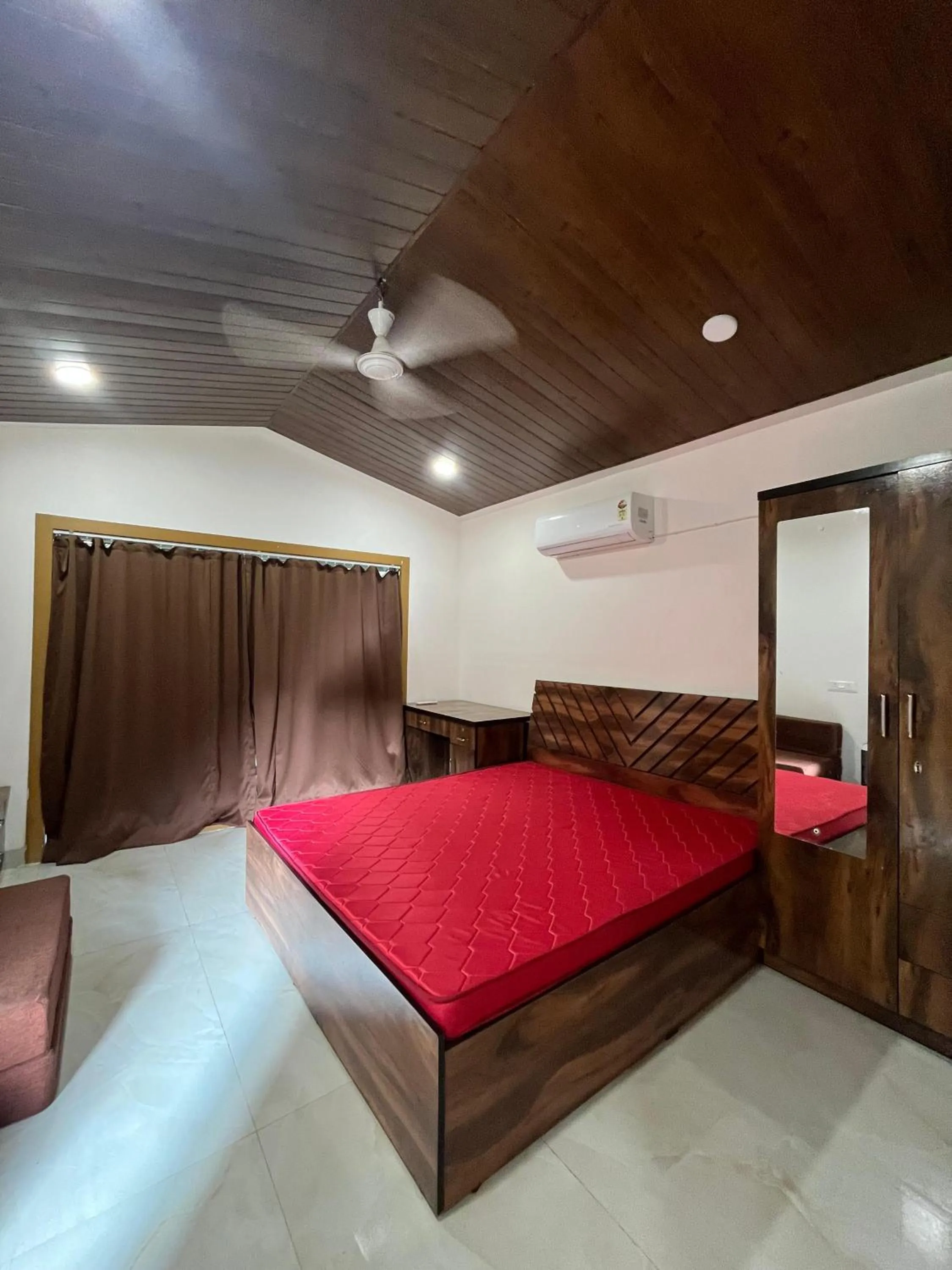 Bed in Spring Nature Stay