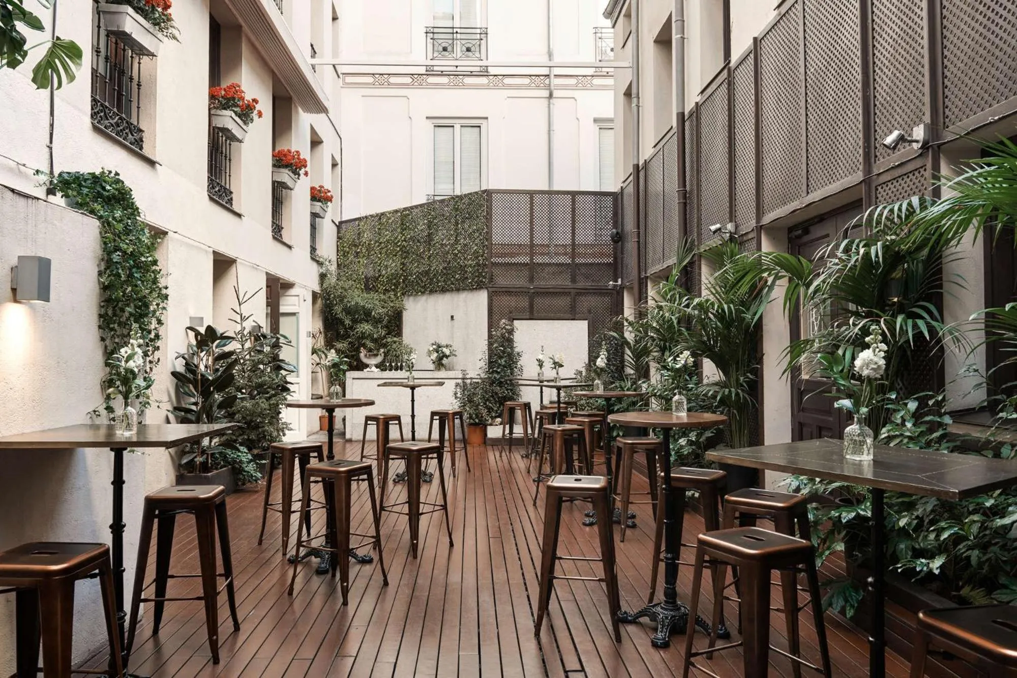 Patio in Hospes Puerta de Alcalá, a Member of Design Hotels