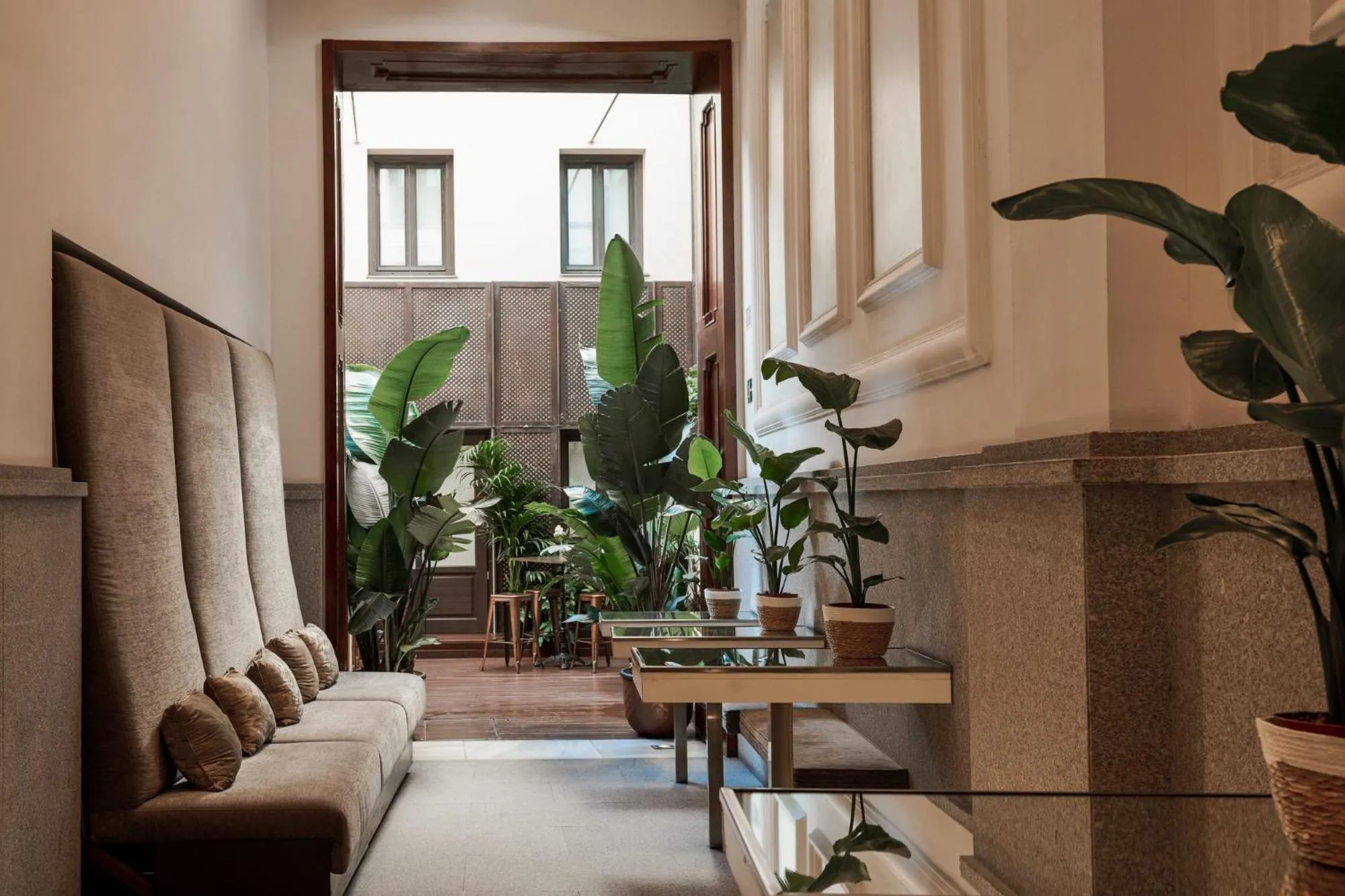 Patio in Hospes Puerta de Alcalá, a Member of Design Hotels