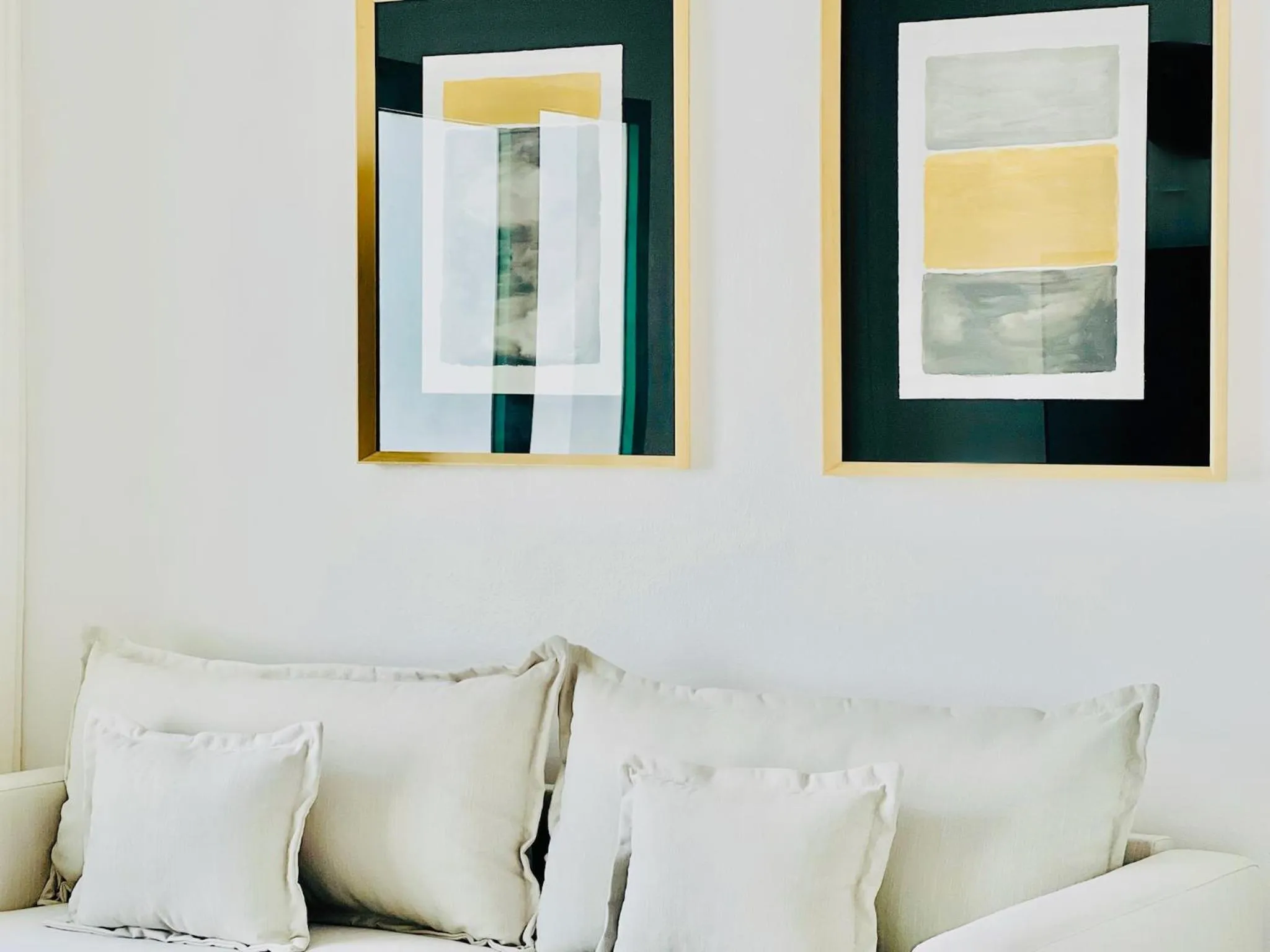 Living room in CIH Apartments