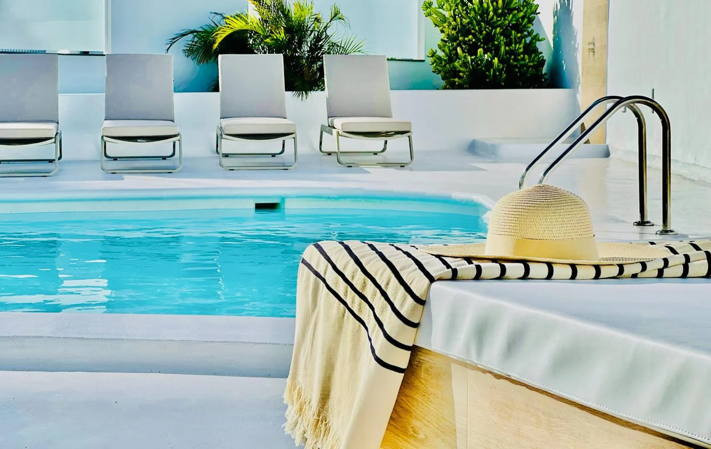 Pool view in CIH Apartments