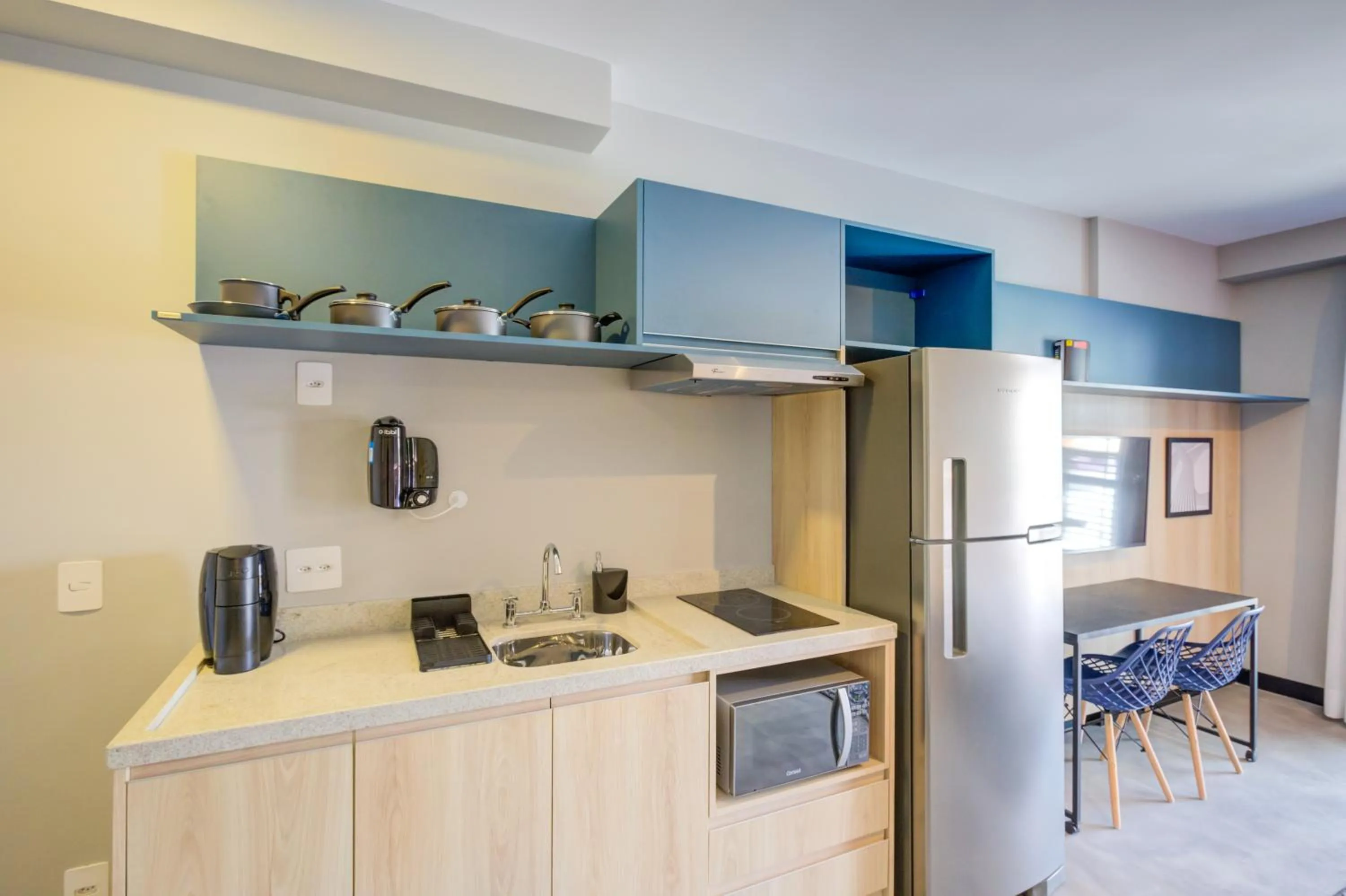 Kitchen or kitchenette in Roomo Brooklin Morumbi Residencial