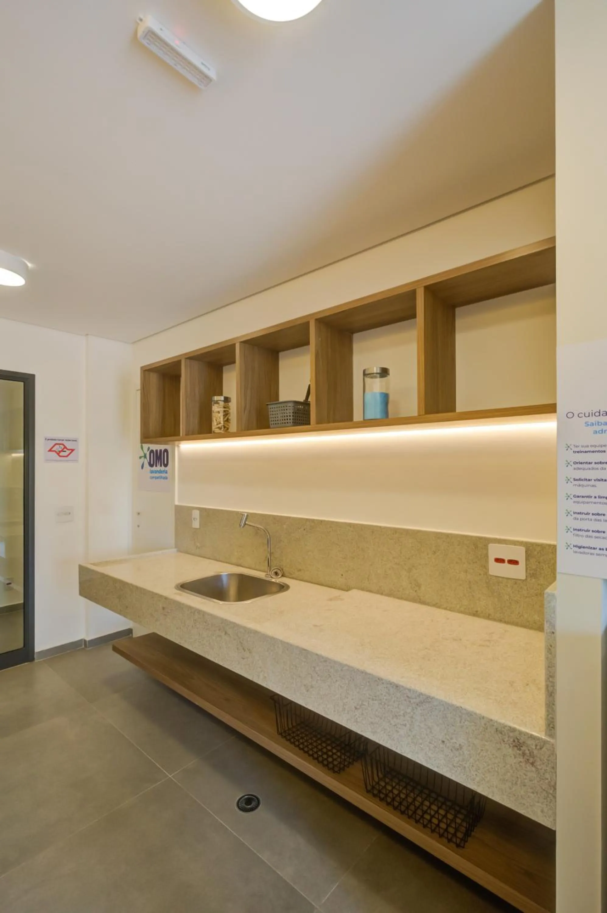 laundry in Roomo Brooklin Morumbi Residencial