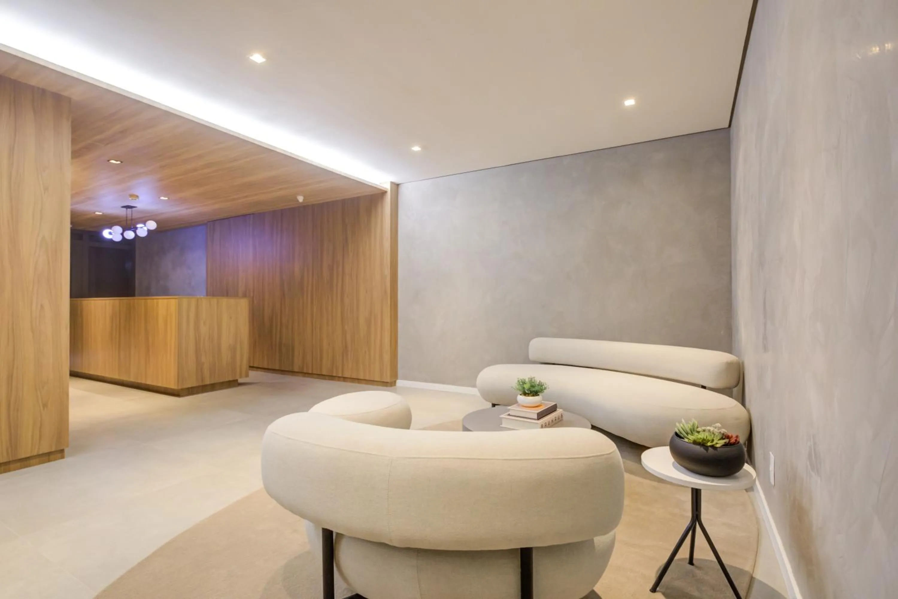 Lobby or reception in Roomo Brooklin Morumbi Residencial