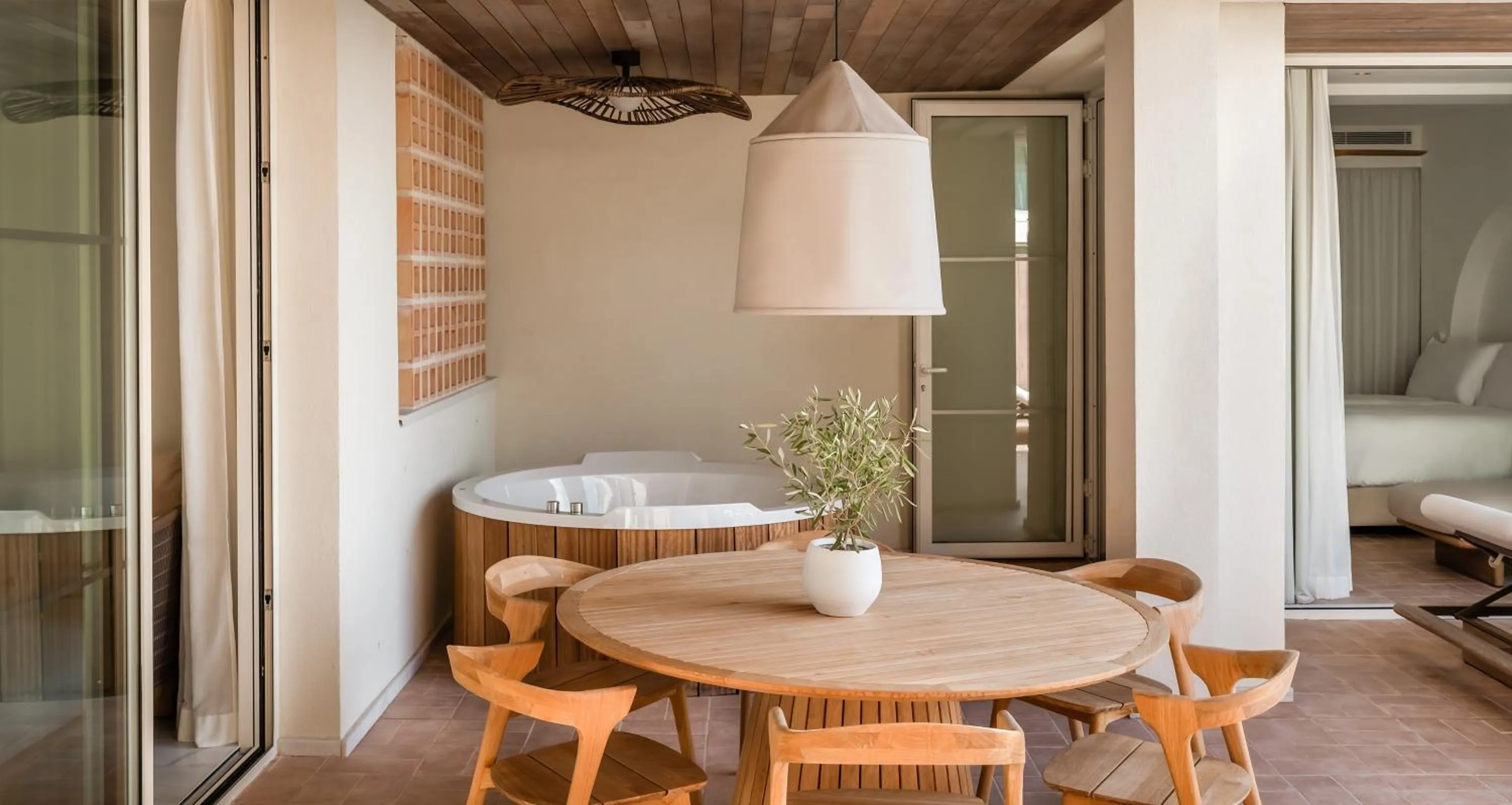 Balcony/Terrace, Bed in Villa Le Blanc, a Gran Meliá Hotel - The Leading Hotels of The World