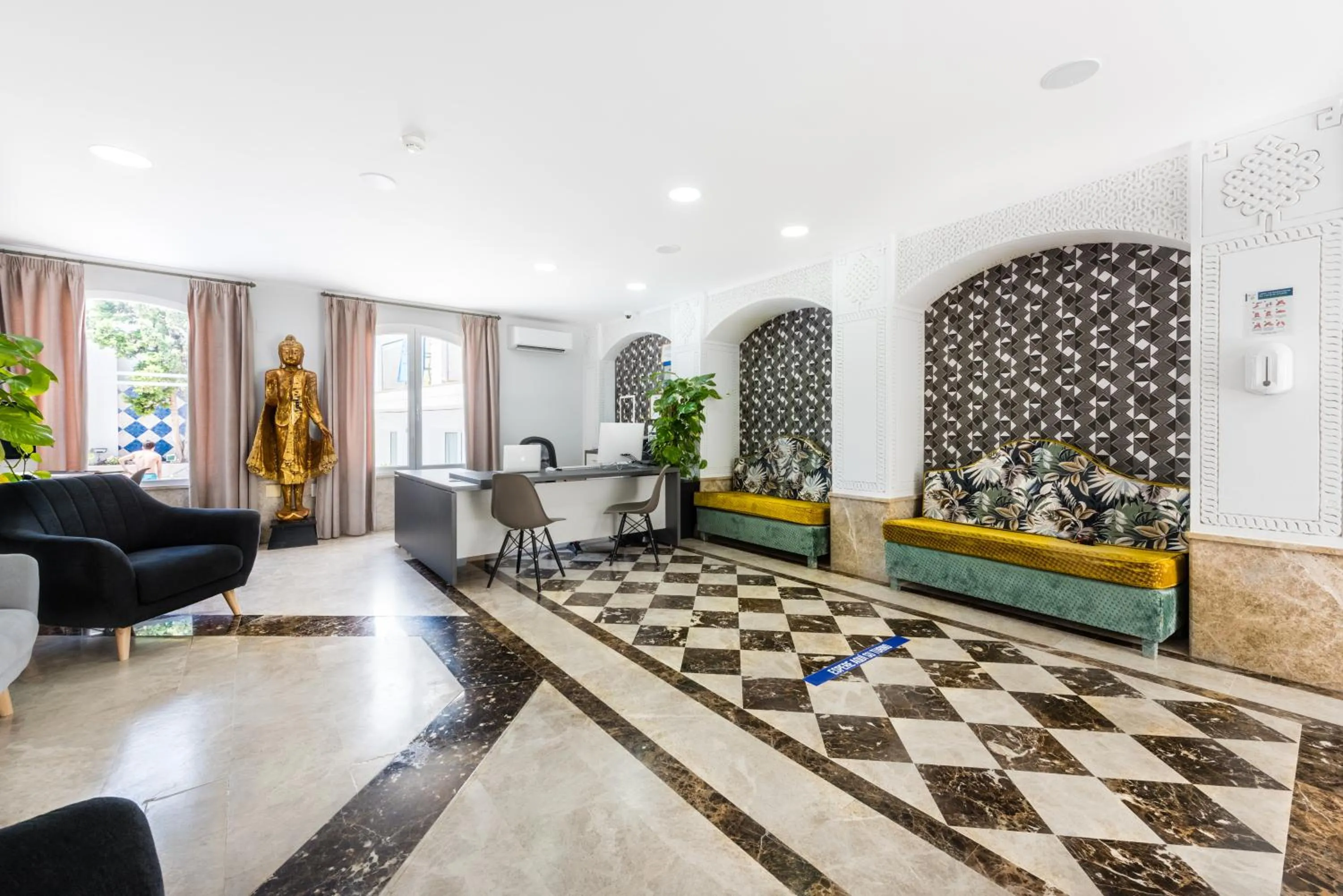 Lobby or reception in Toboso Apar - Turis