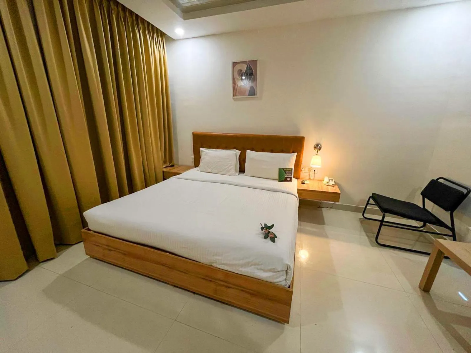 Bed in Hotel Hibiscus Tree- Bachupally