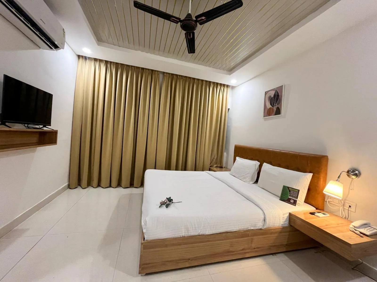 Bed in Hotel Hibiscus Tree- Bachupally