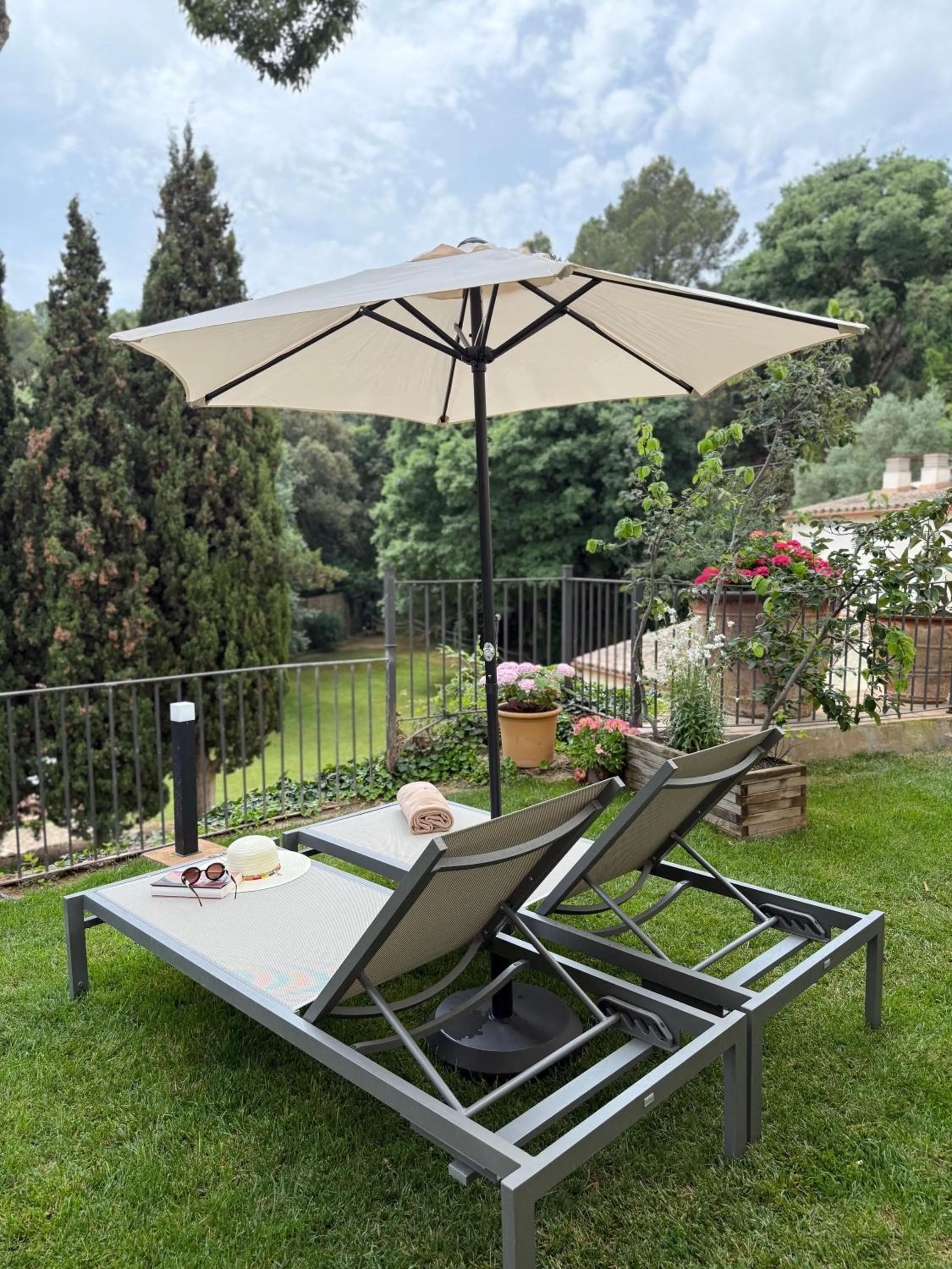 Pool view in Hotel Convent de Begur
