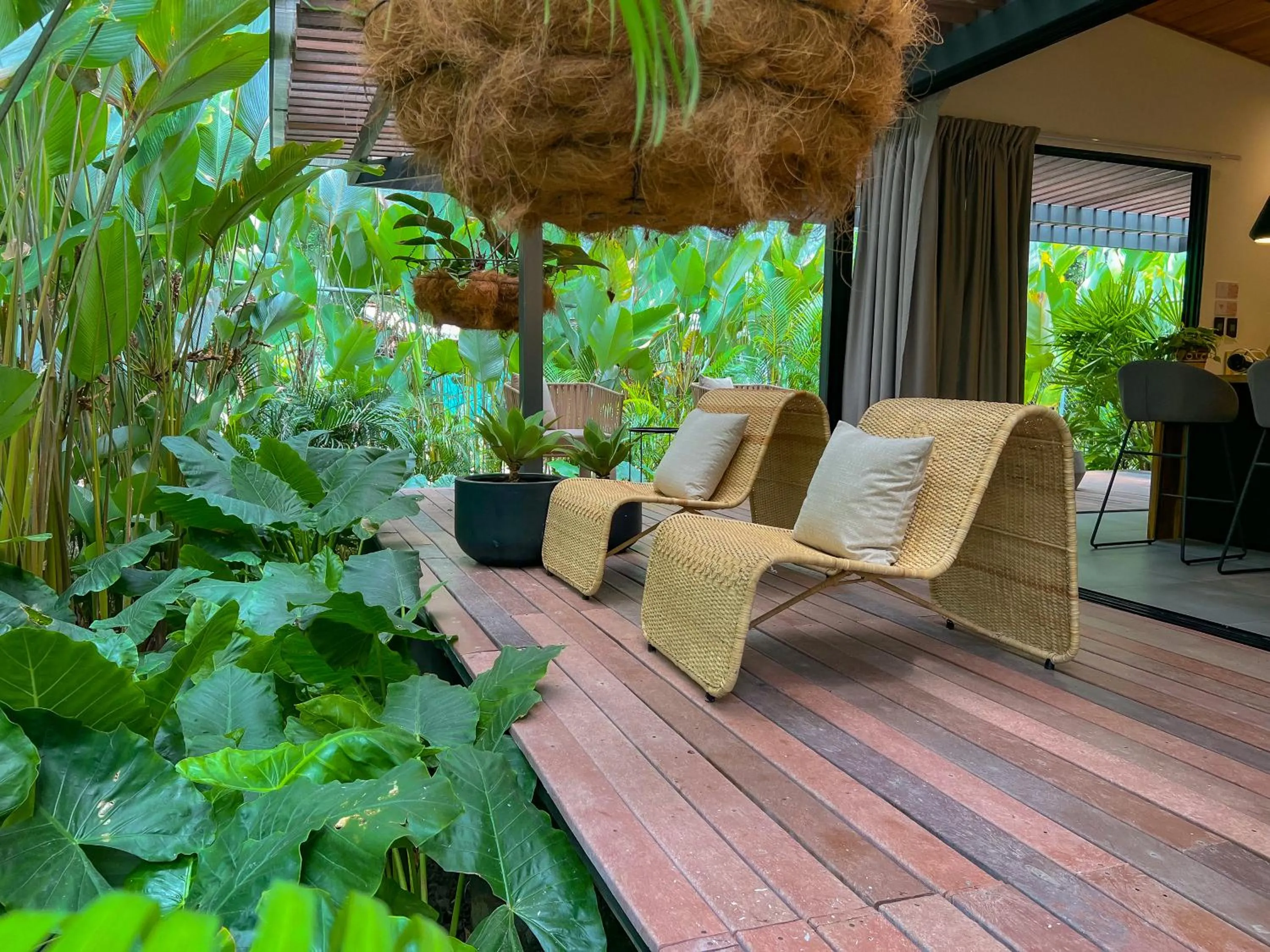 Garden view in Exôtico Beach Hotel