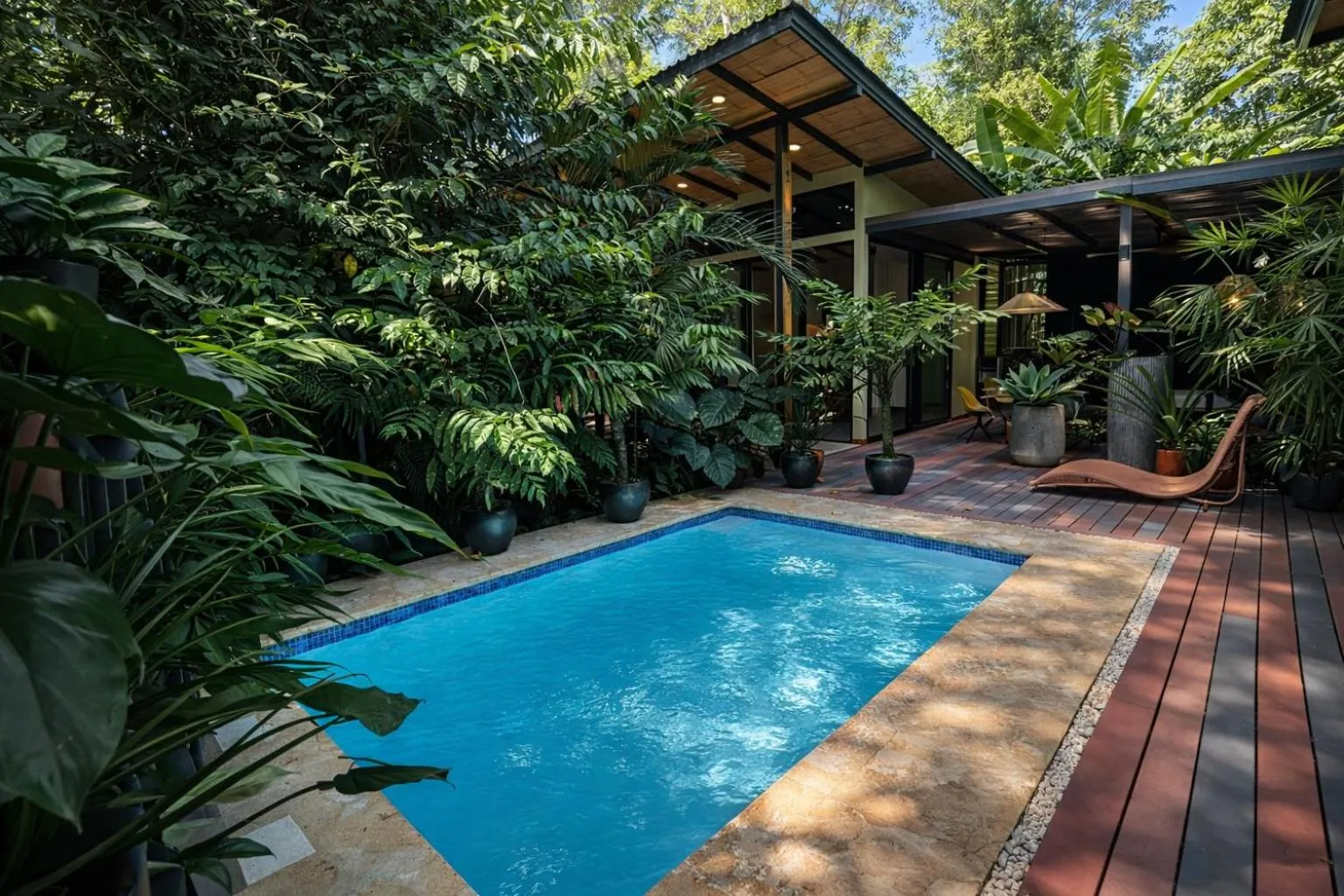 Swimming pool in Exōtico Beach Hotel