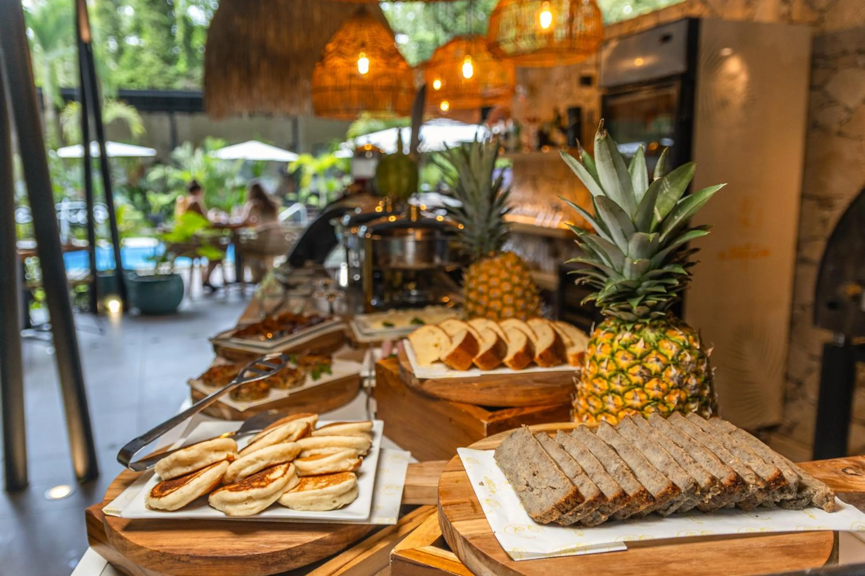 Breakfast in Exôtico Beach Hotel