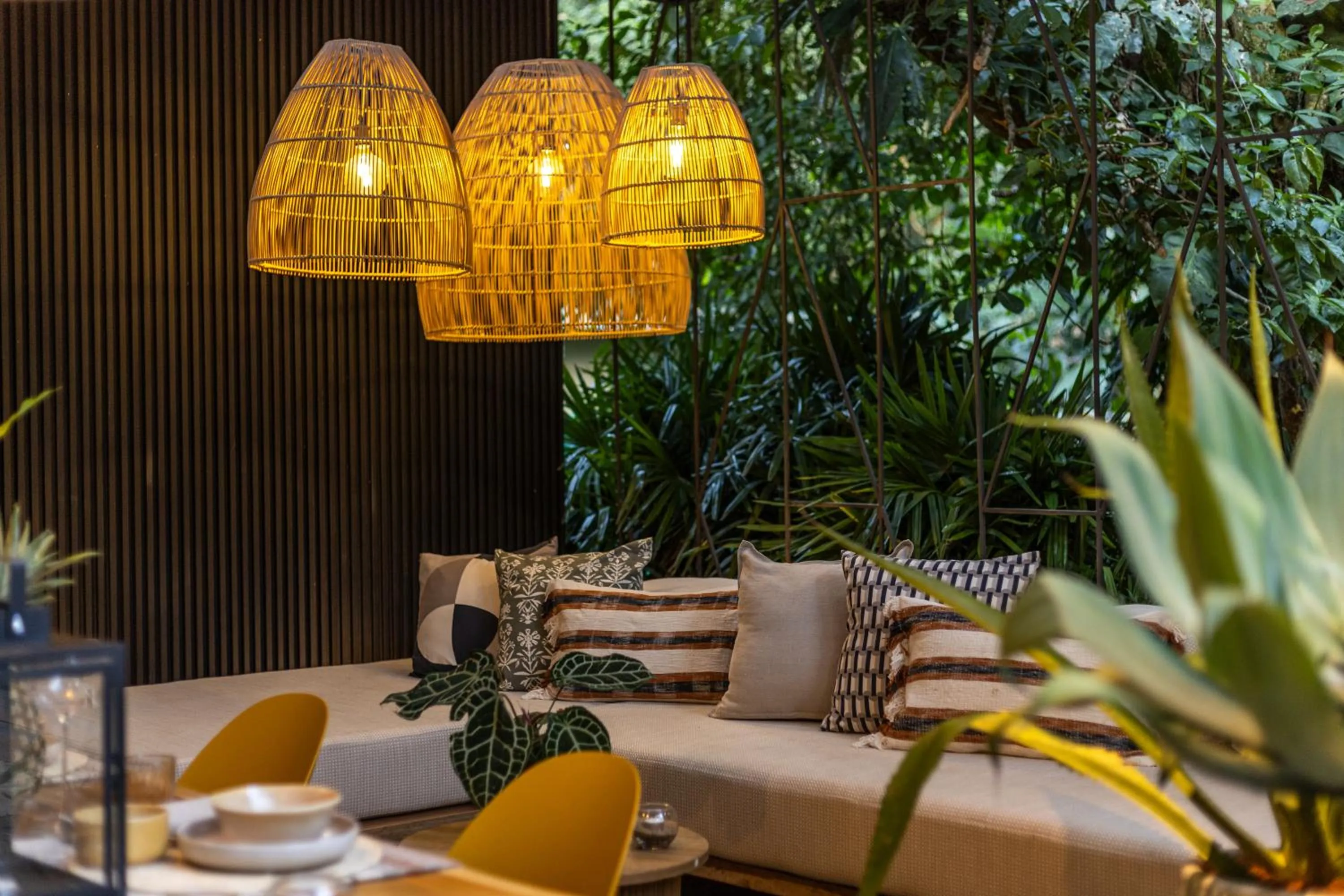 Living room in Exôtico Beach Hotel