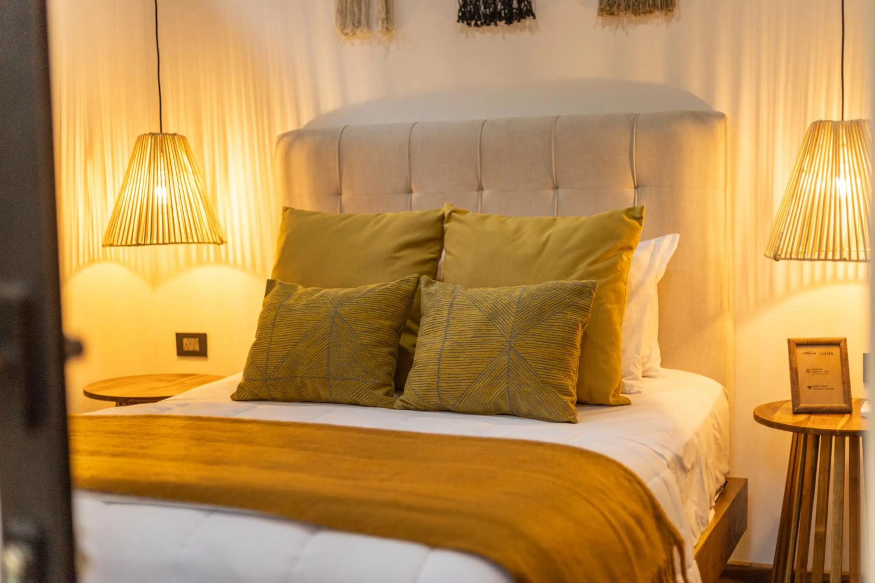 Bed in Exôtico Beach Hotel