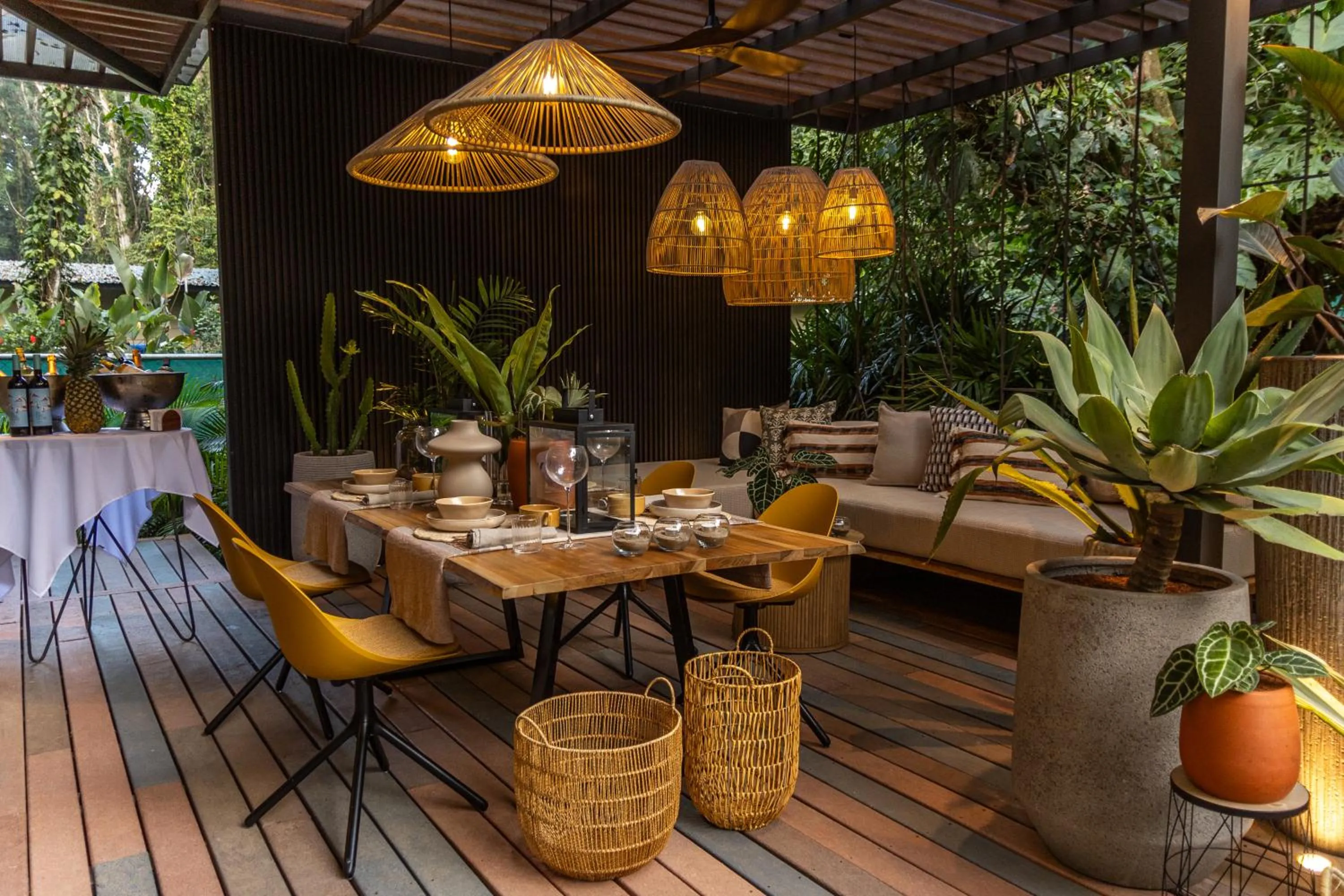 Living room in Exôtico Beach Hotel