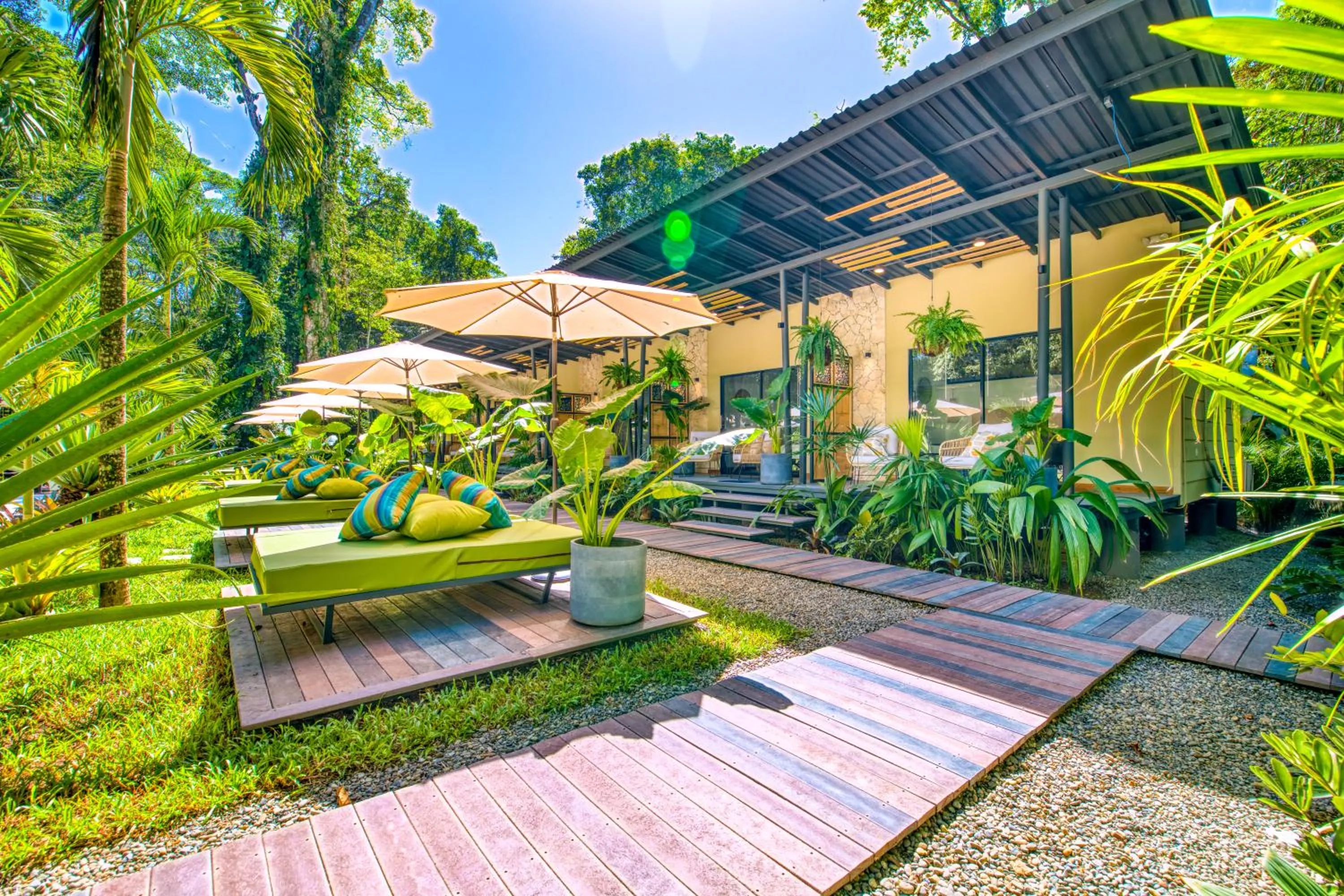 Garden view in Exôtico Beach Hotel