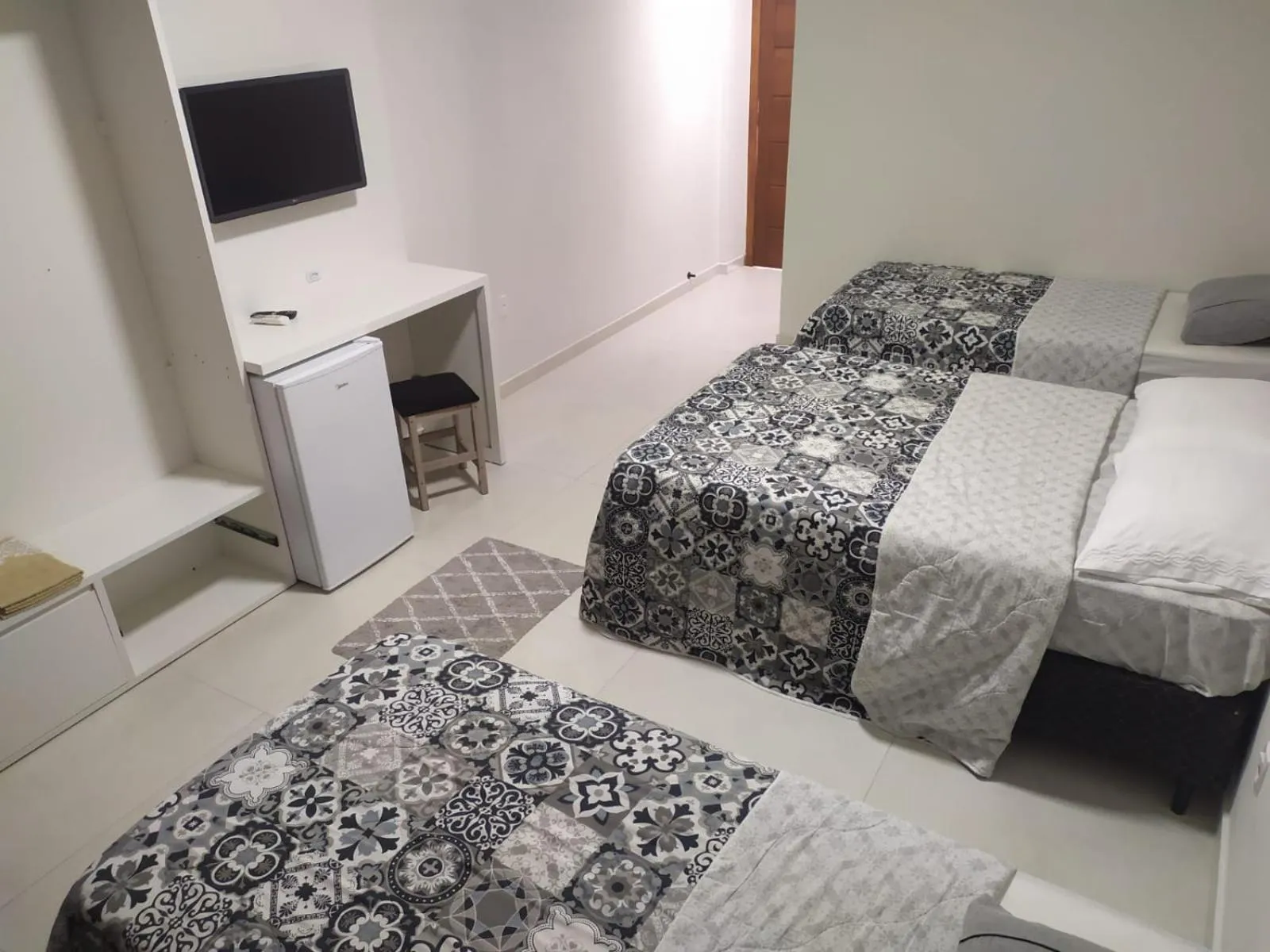 Bed in Pousada Castelo do Rei