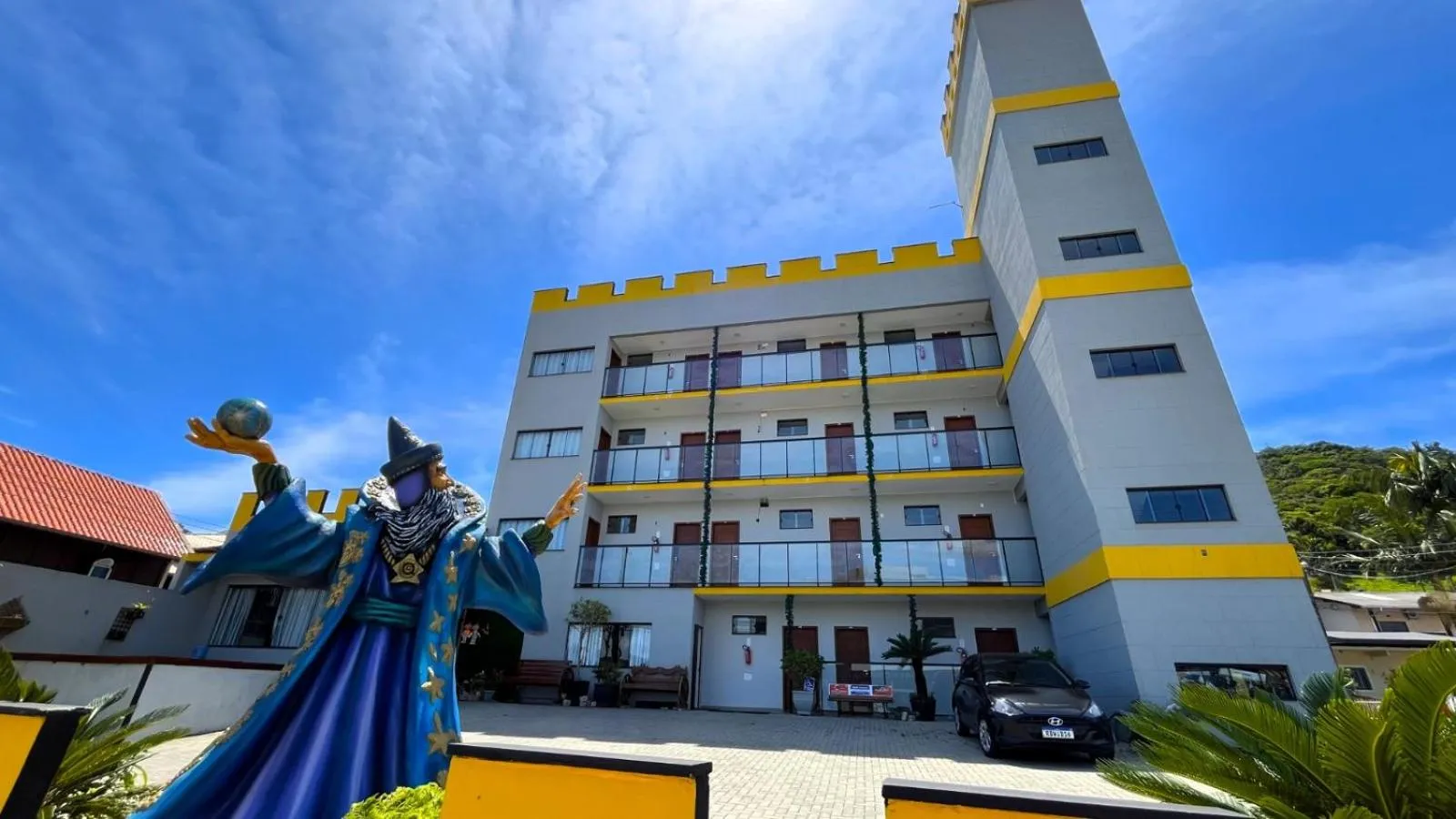 Garden in Pousada Castelo do Rei