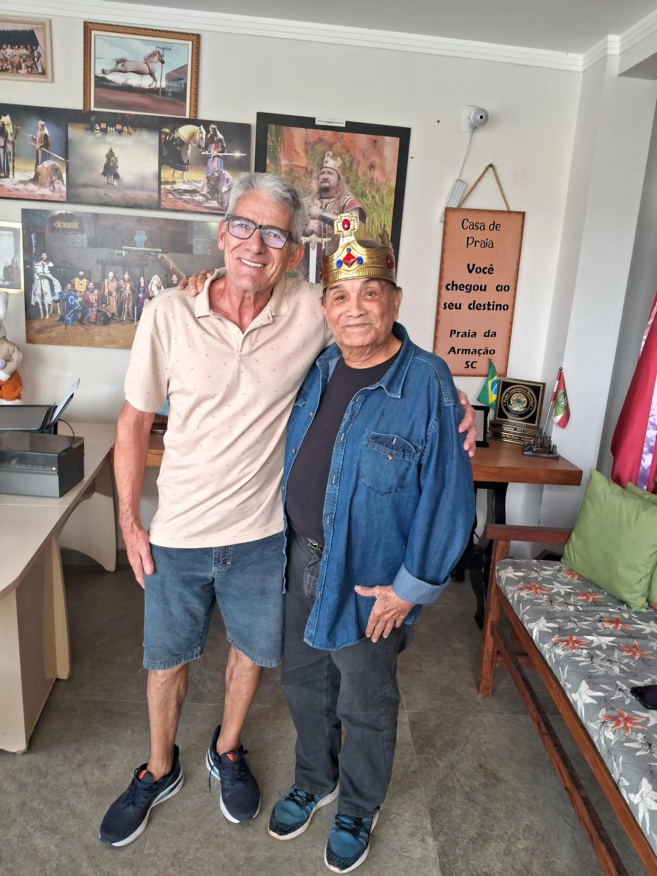 group of guests in Pousada Castelo do Rei