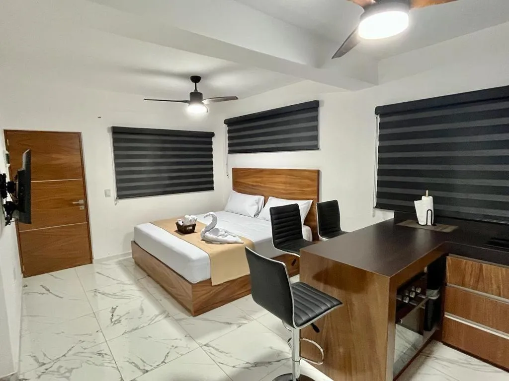 Photo of the whole room, Bed in AHAU Playa