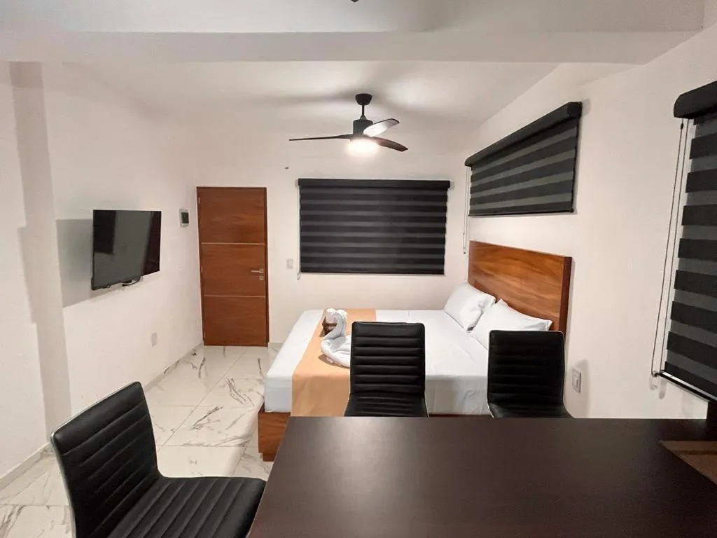 Photo of the whole room, Bed in AHAU Playa