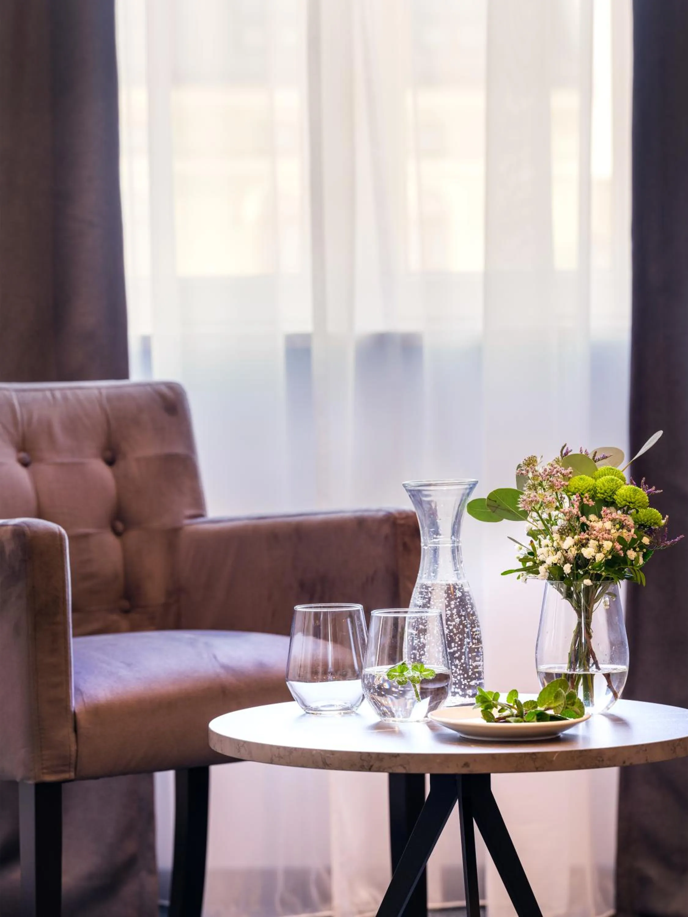 Living room in Old Market Residence