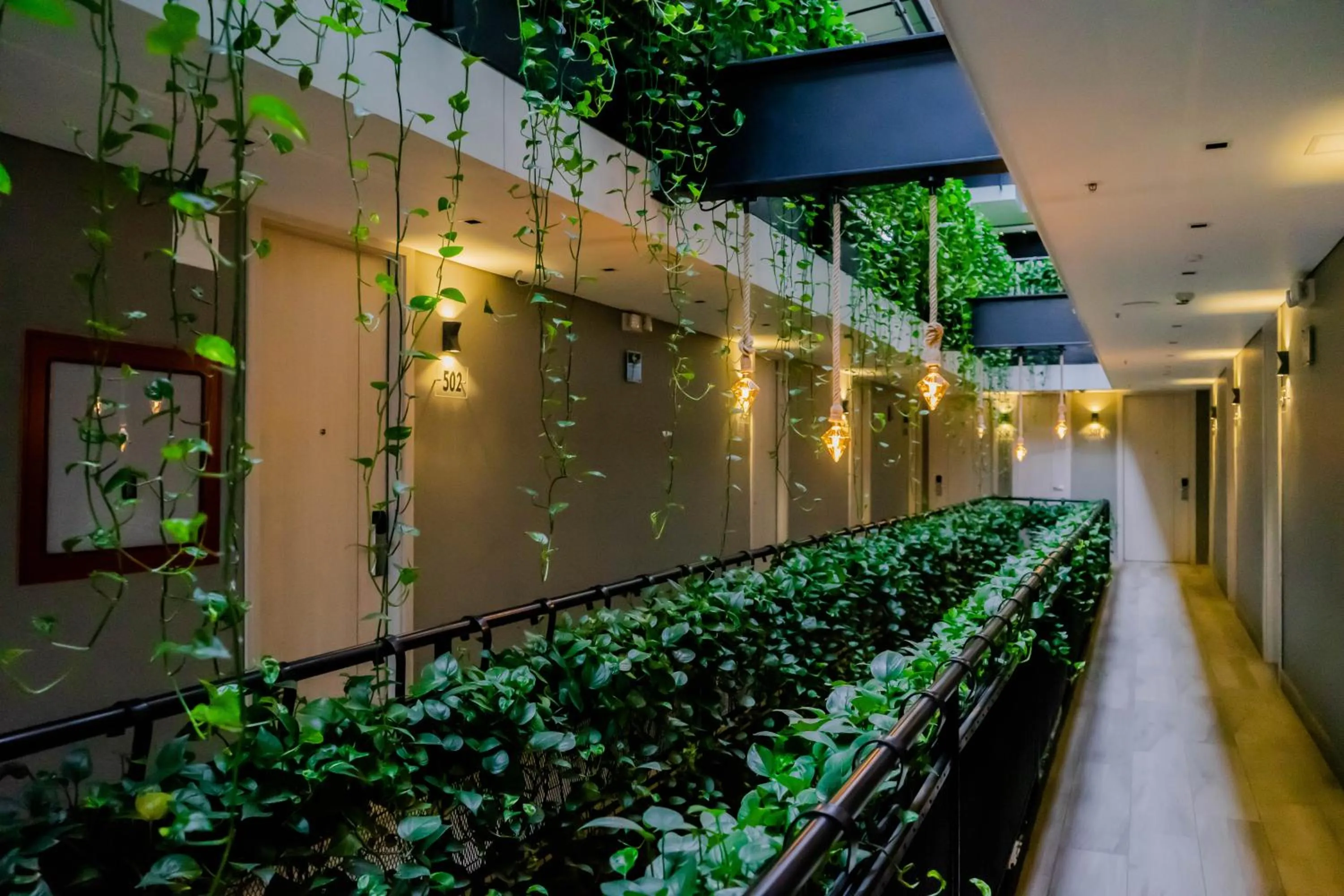 Garden view in 4 Sur Hotel