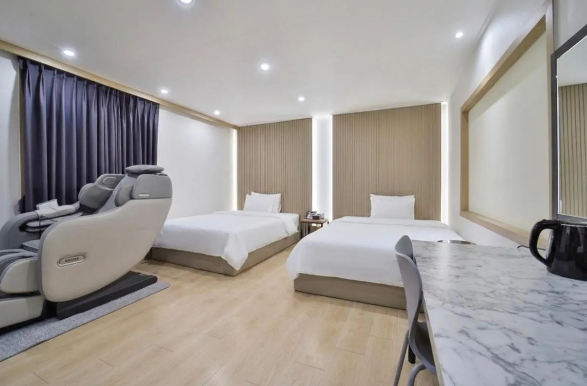 Bed in Hotel Torang Jeonju