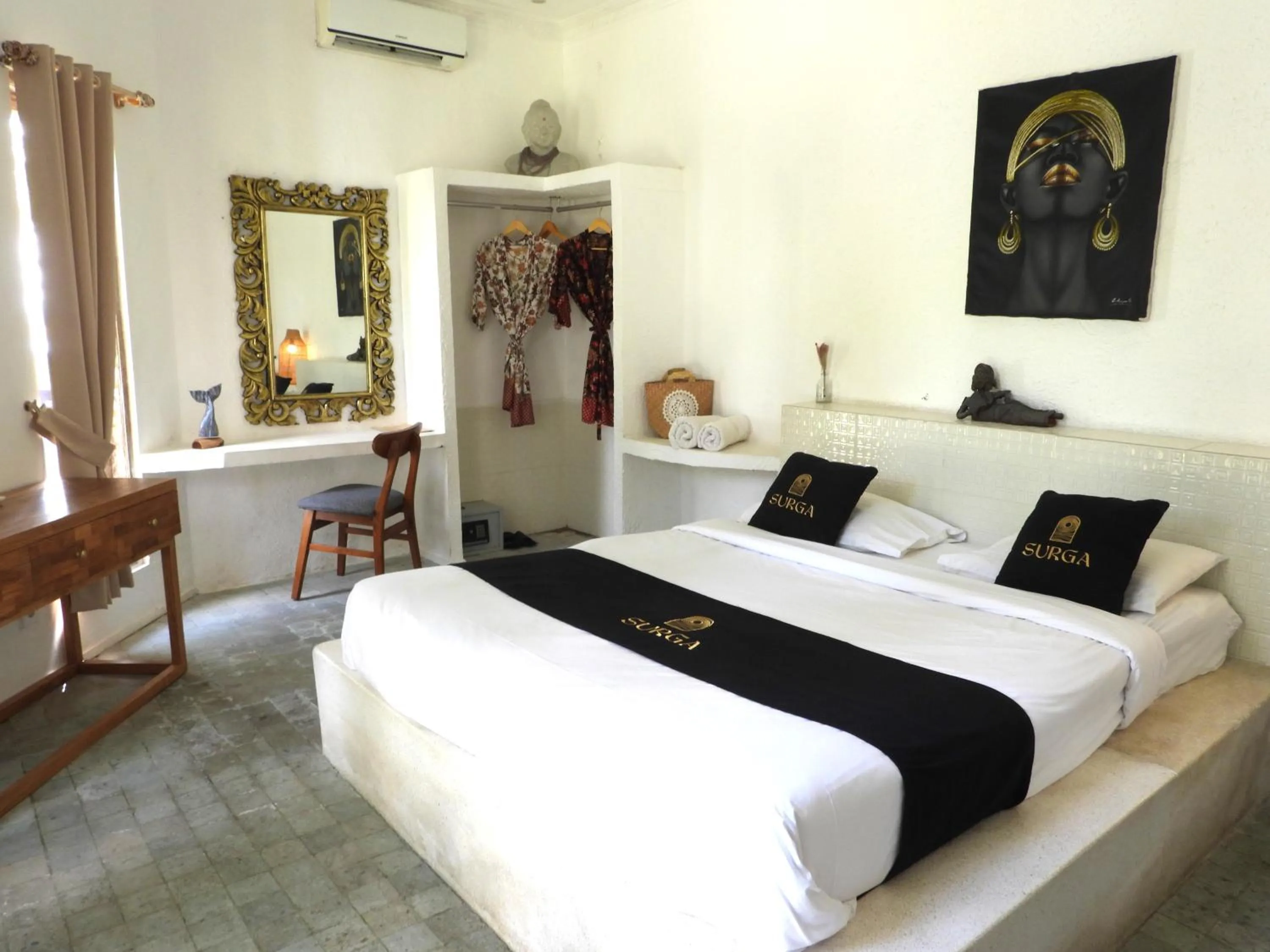 Bed in Surga Homestay