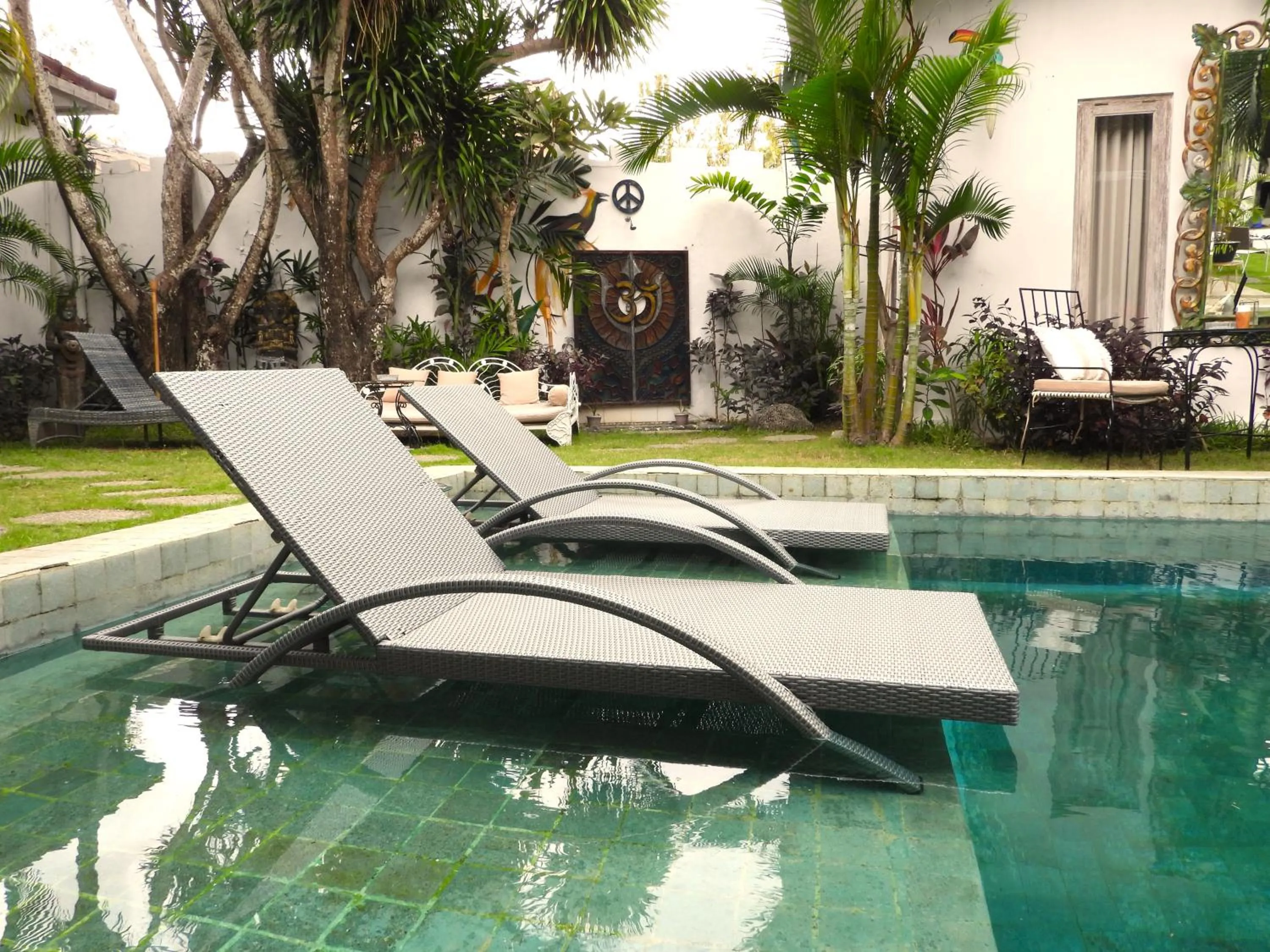 Swimming pool in Surga Homestay