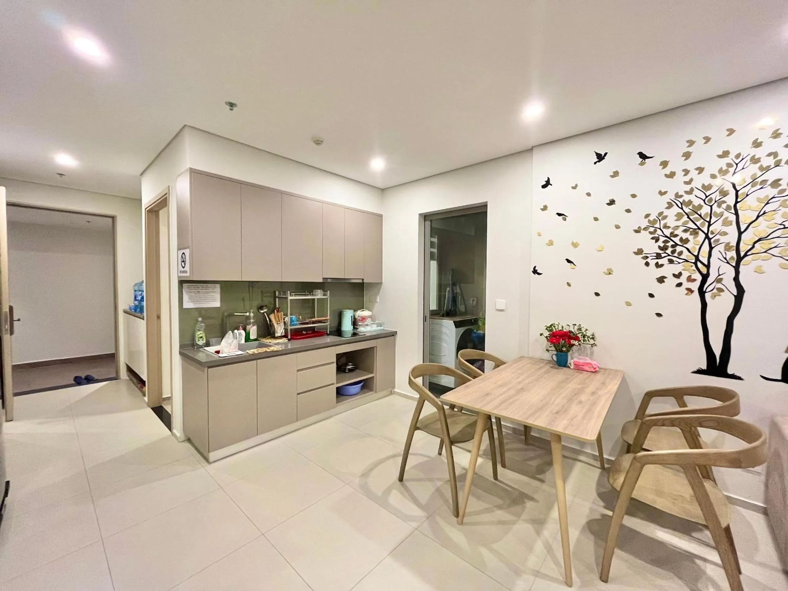 Kitchen or kitchenette in The Sóng An Gia villahomestayvungtau