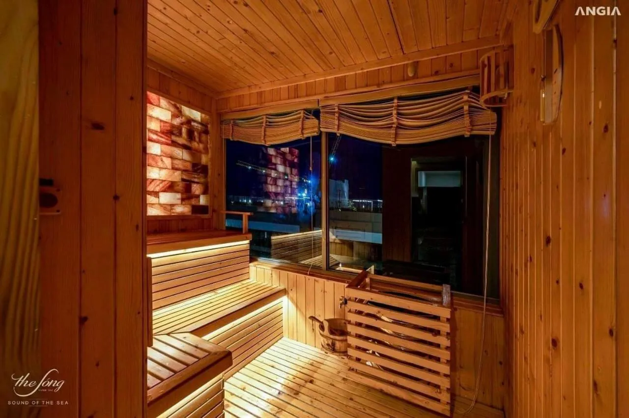 Sauna in The Sóng An Gia villahomestayvungtau