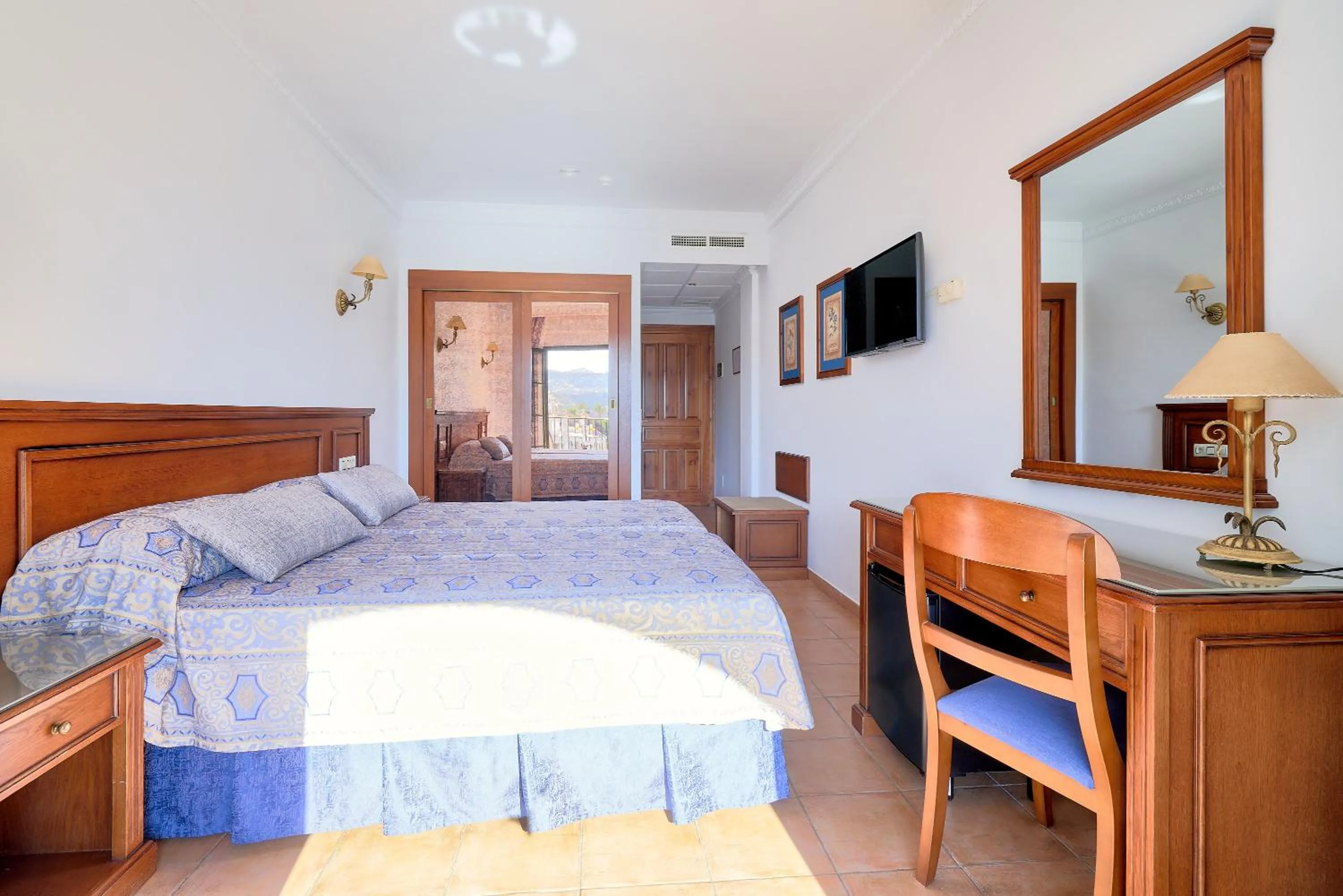 Bed in Hotel Villa Frigiliana