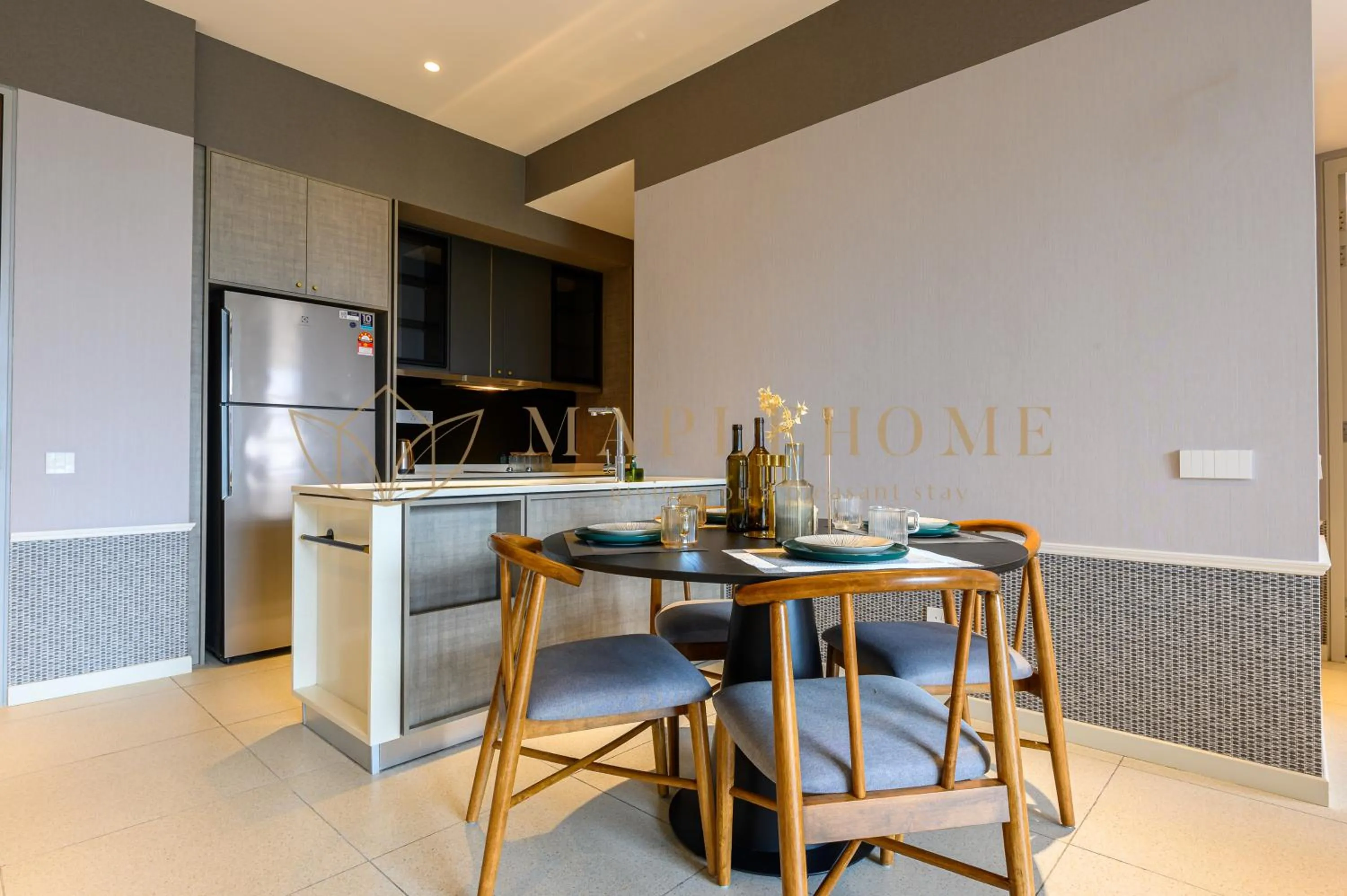 Kitchen or kitchenette in Millerz Square Premier Suites Kuala Lumpur