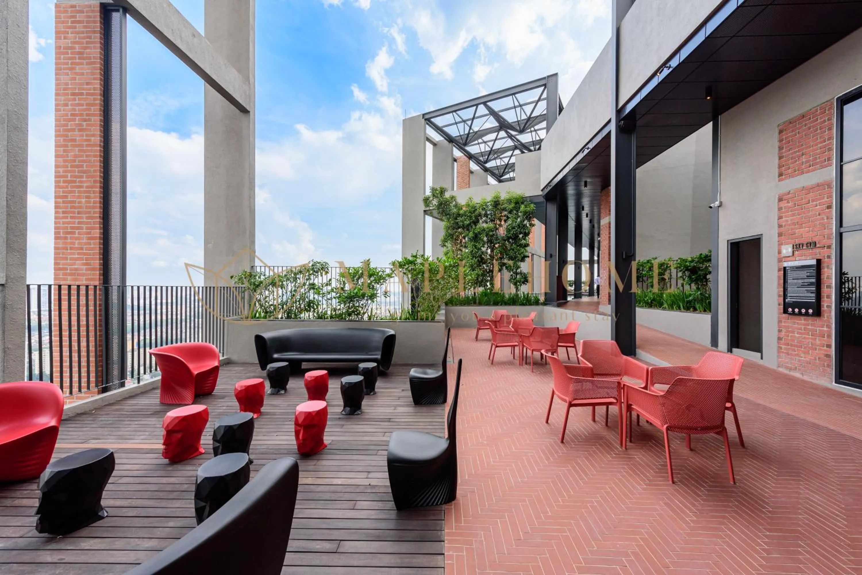 Balcony/Terrace in Millerz Square Premier Suites Kuala Lumpur