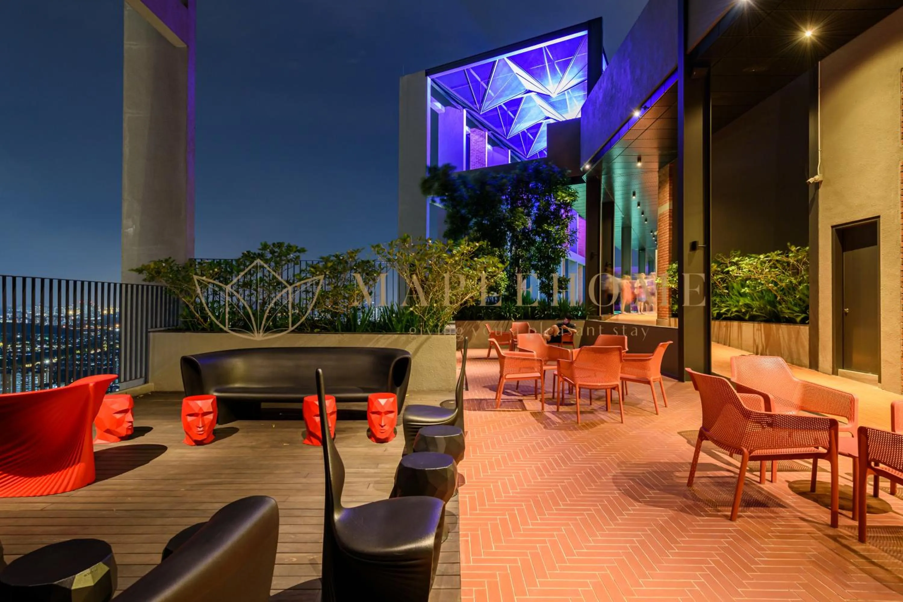 Balcony/Terrace in Millerz Square Premier Suites Kuala Lumpur
