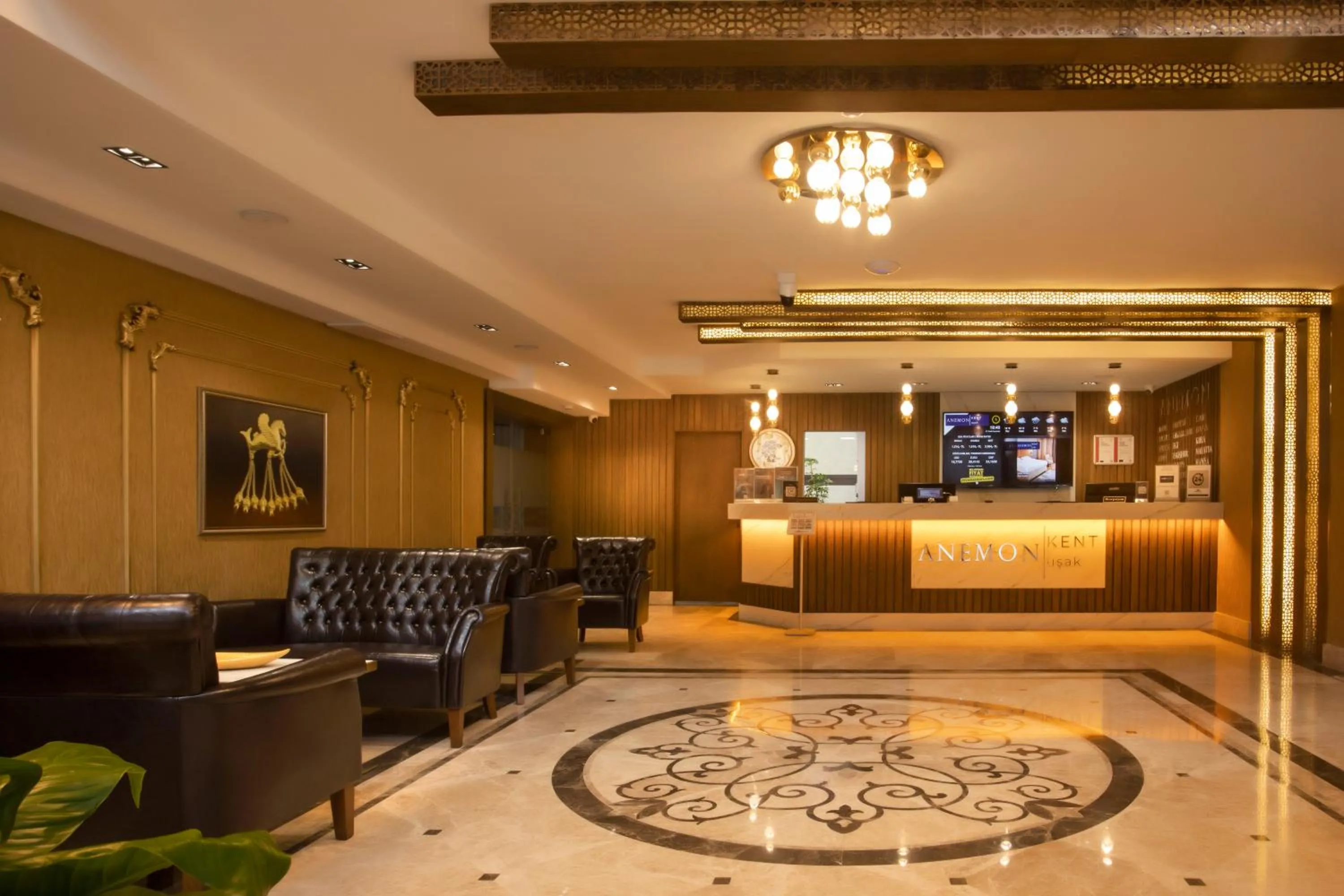 Seating area in Anemon Kent Uşak Hotel