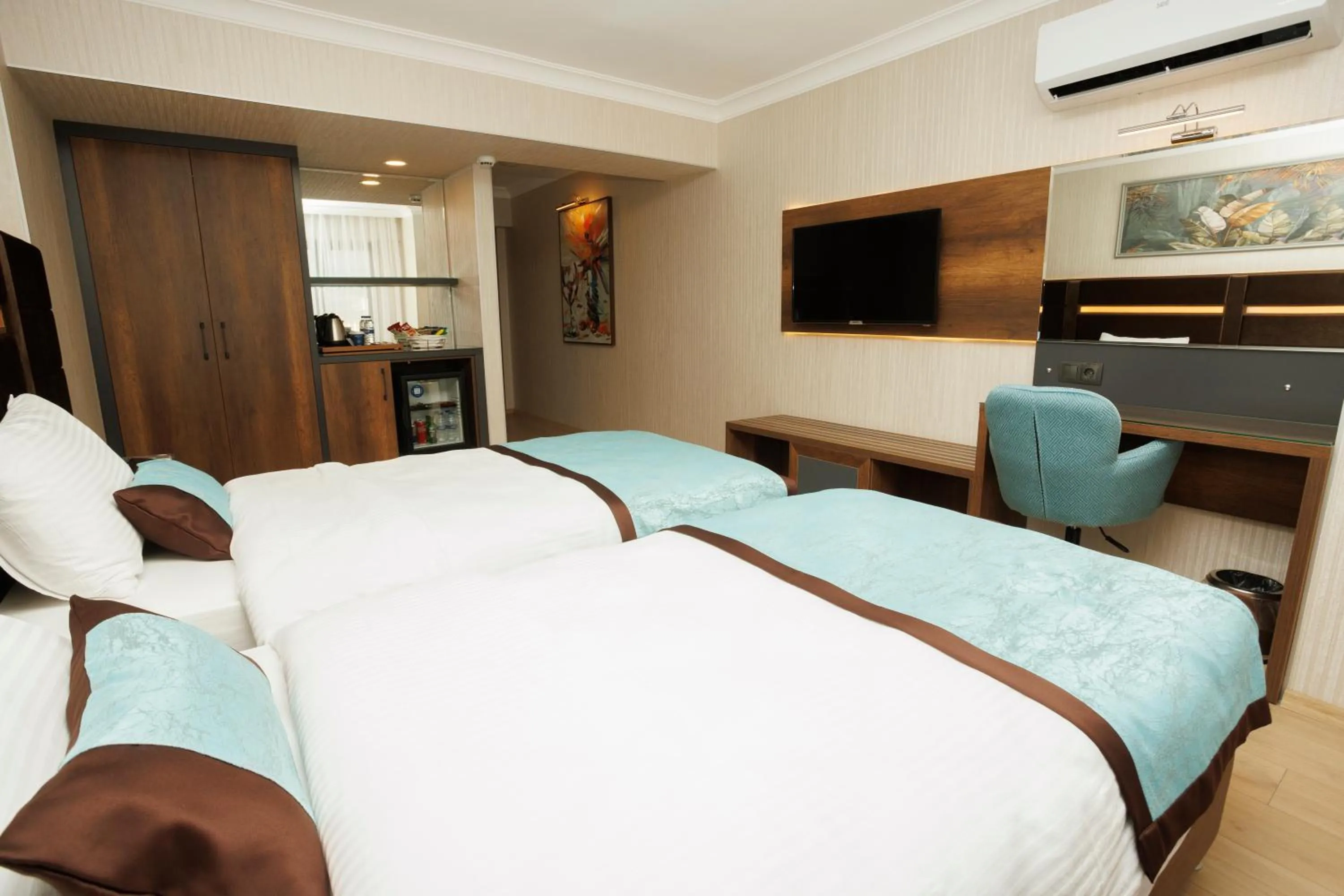 Bed in Anemon Kent Uşak Hotel