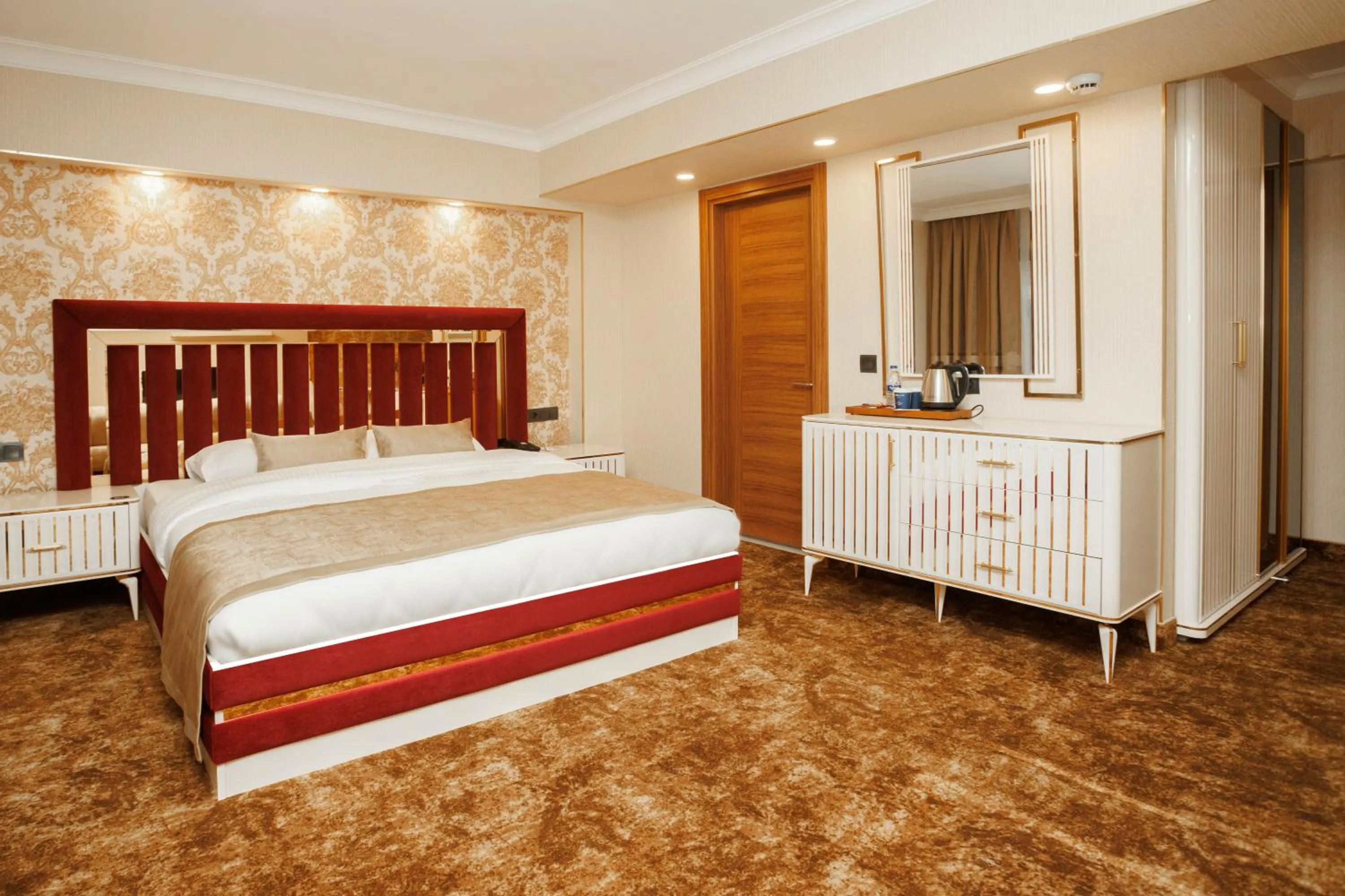 Bed in Anemon Kent Uşak Hotel