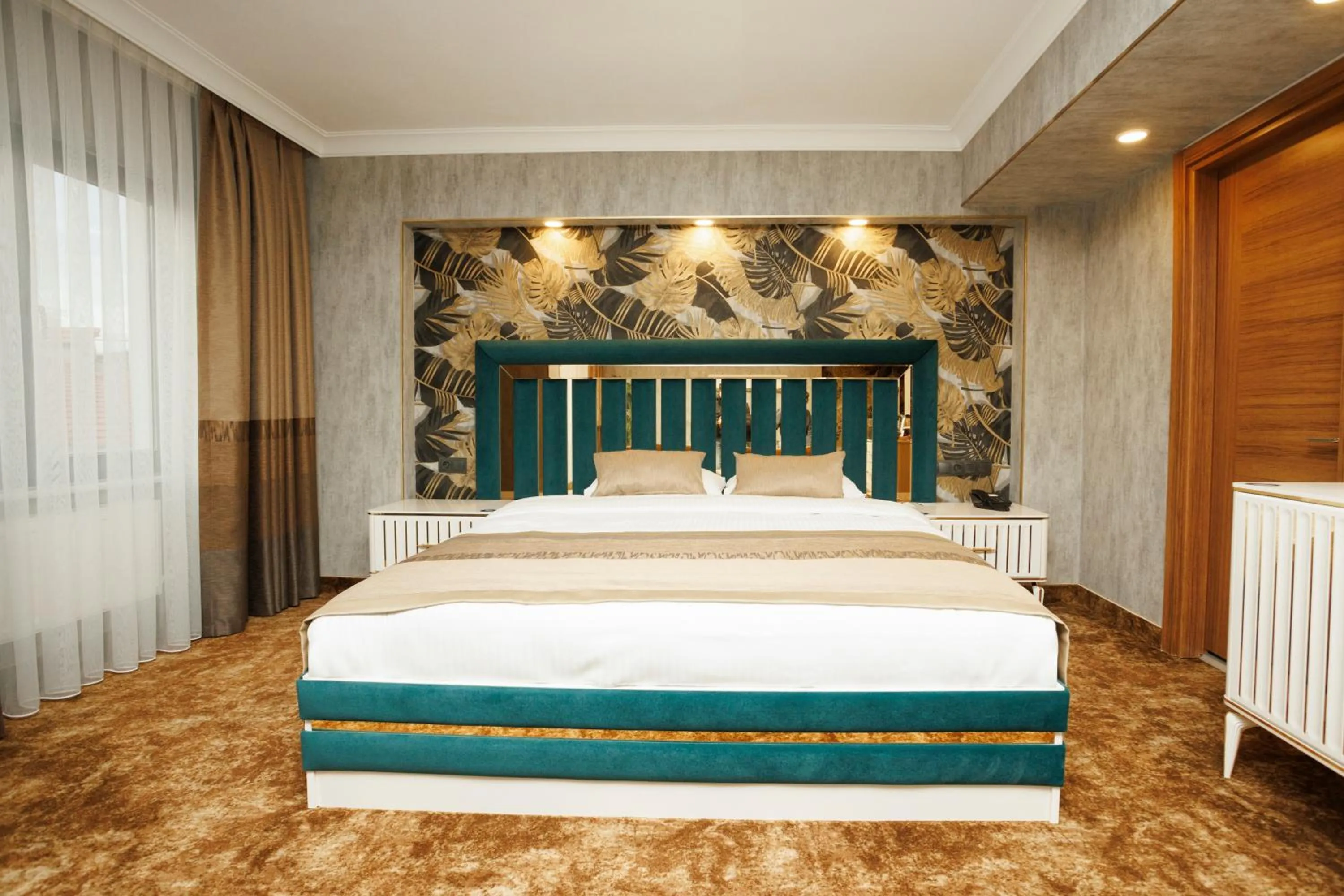 Bed in Anemon Kent Uşak Hotel