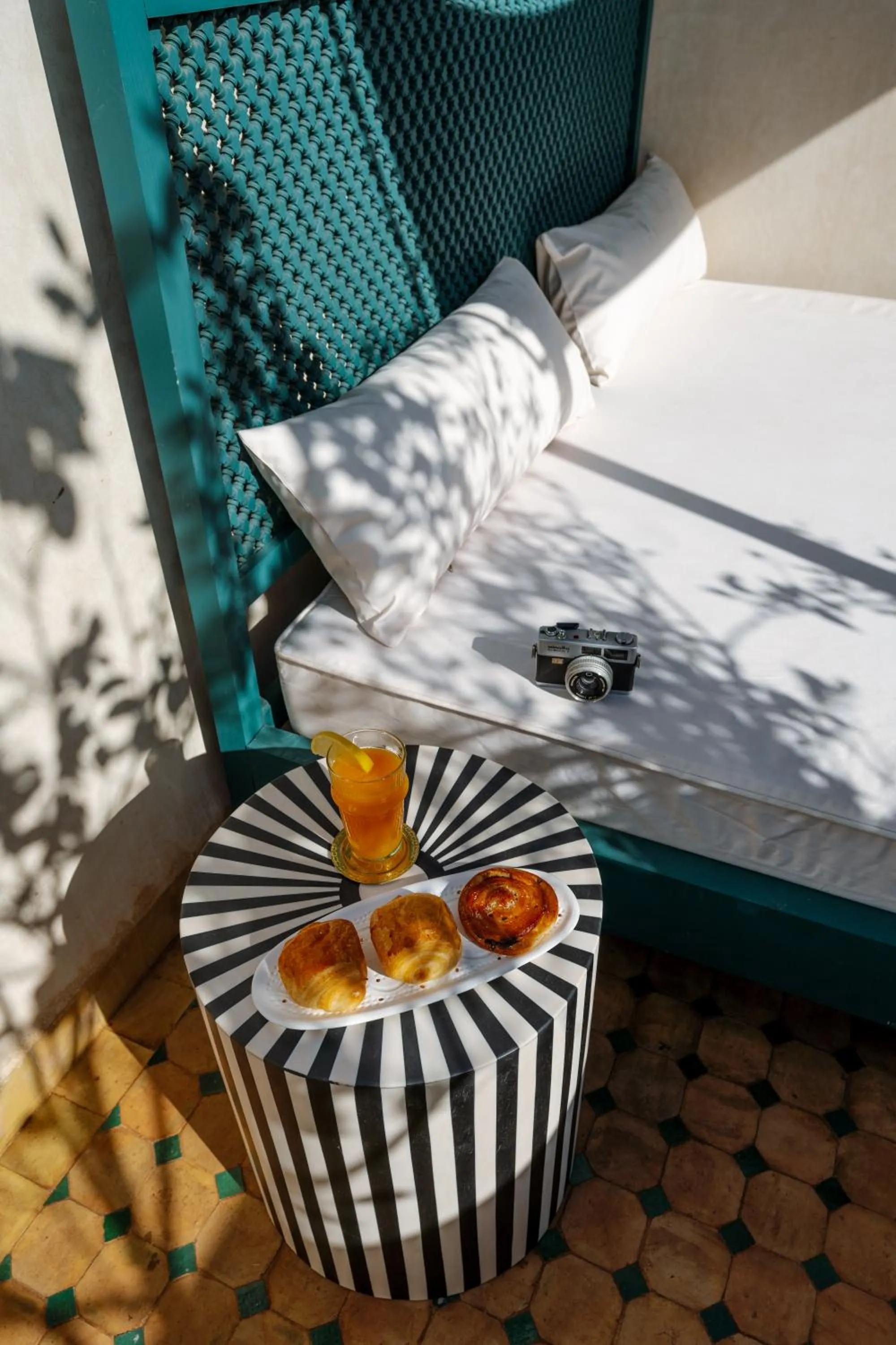 Food and drinks, Bed in Riad Botanica