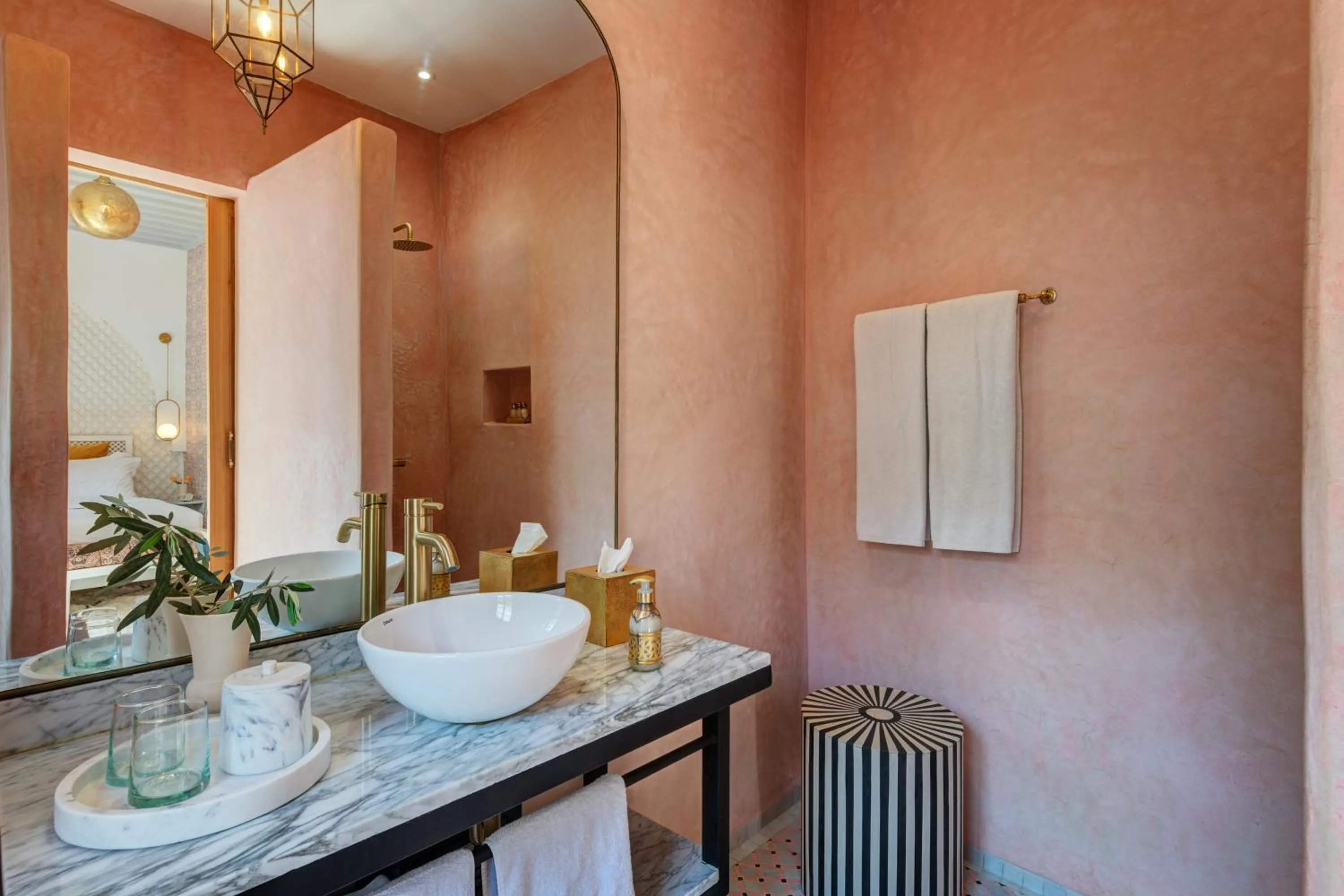 Bathroom in Riad Botanica