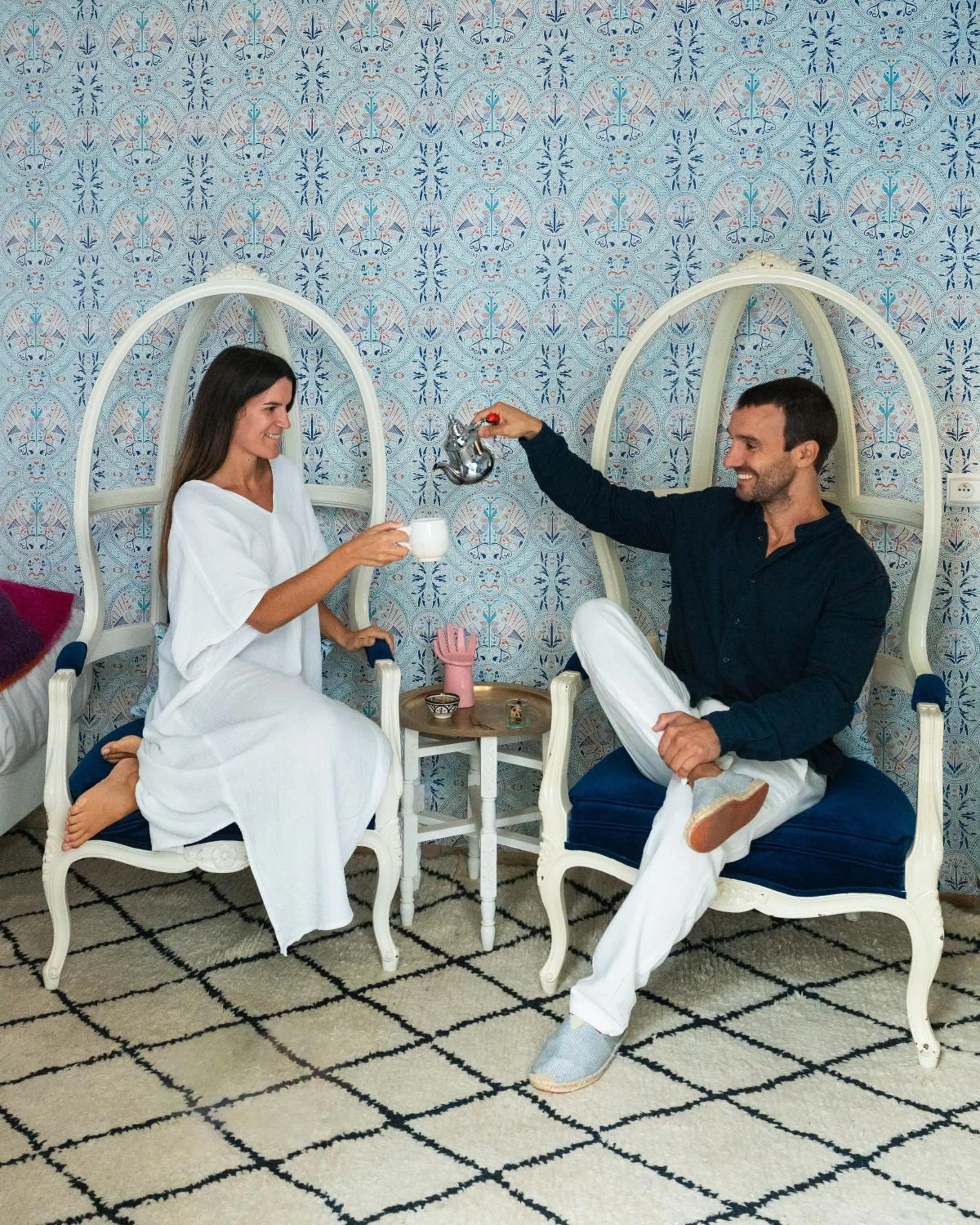 Seating area in Riad Botanica