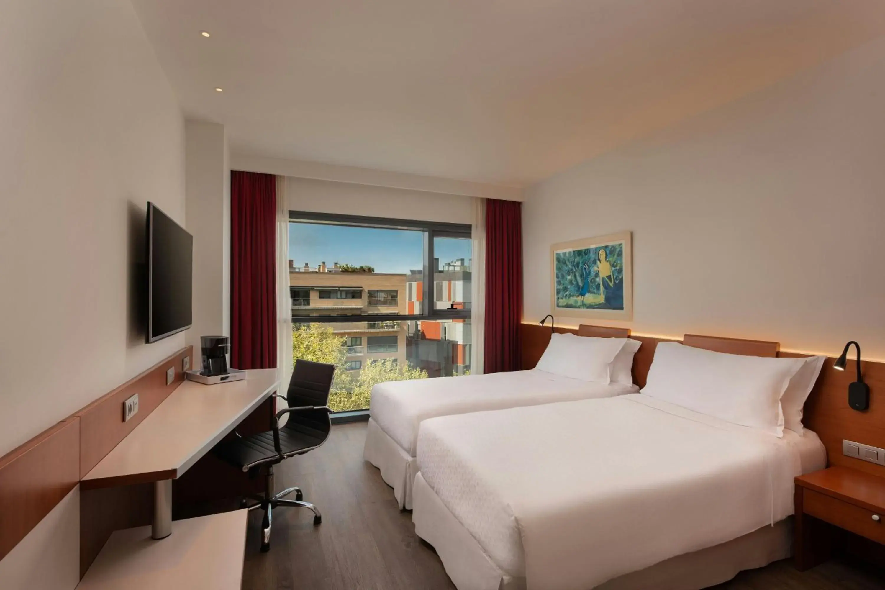 Classic Room with 2 Twin Beds in Four Points by Sheraton Barcelona Diagonal Classic Room with 2 Twin Beds in Four Points by Sheraton Barcelona Diagonal