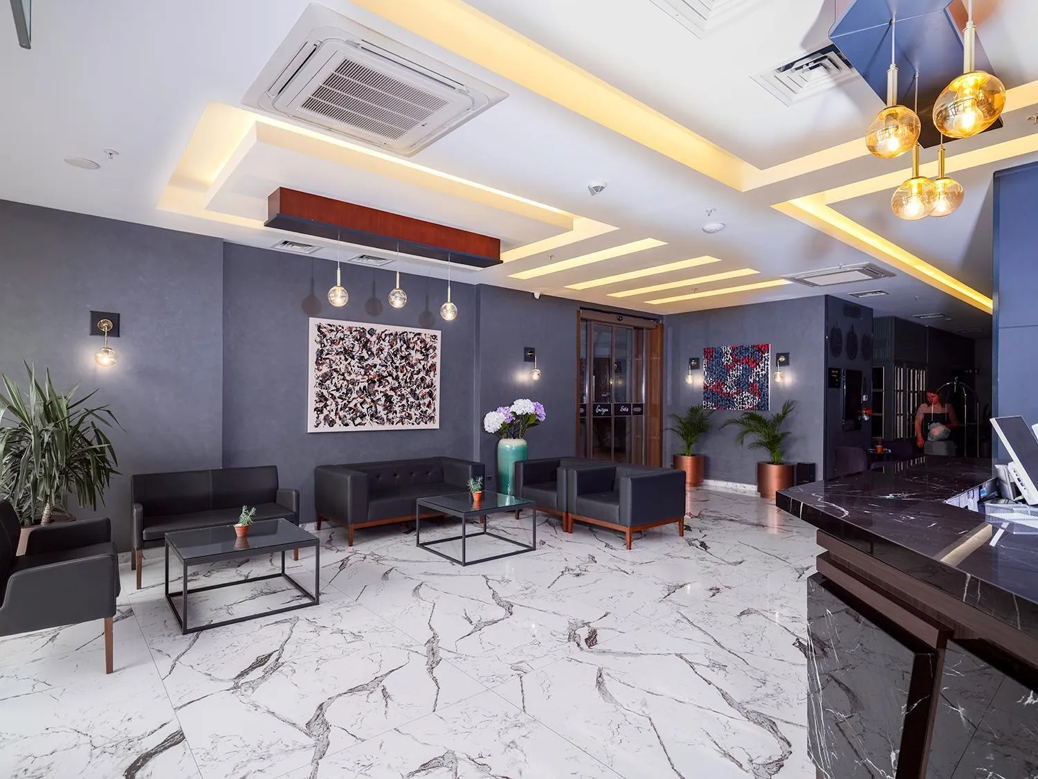 Lobby or reception in Nova Vista Centrum Hotel Eskisehir, a Member of Radisson Individuals