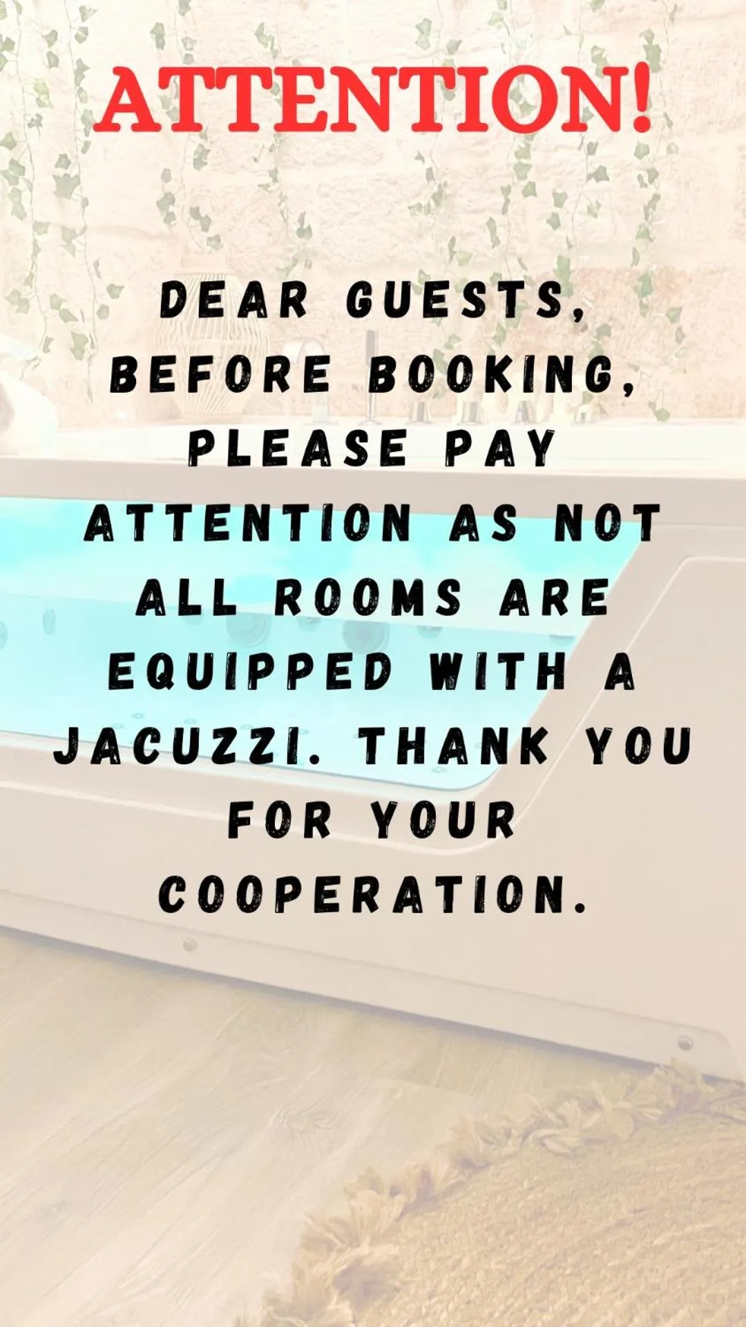 Text overlay in Stella Marina Luxury