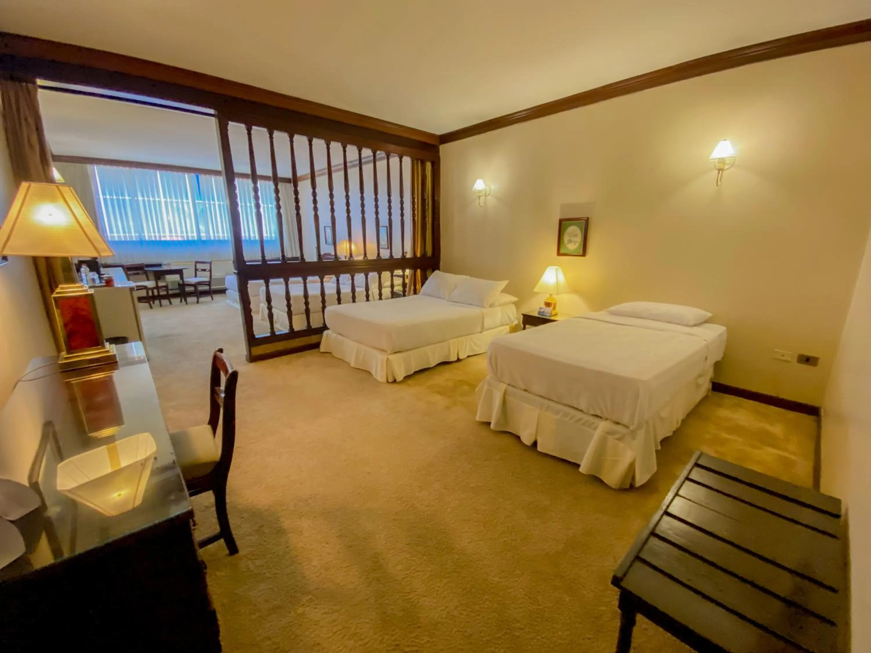 Area and facilities, Bed in Nobile Suites Excelsior Asuncion