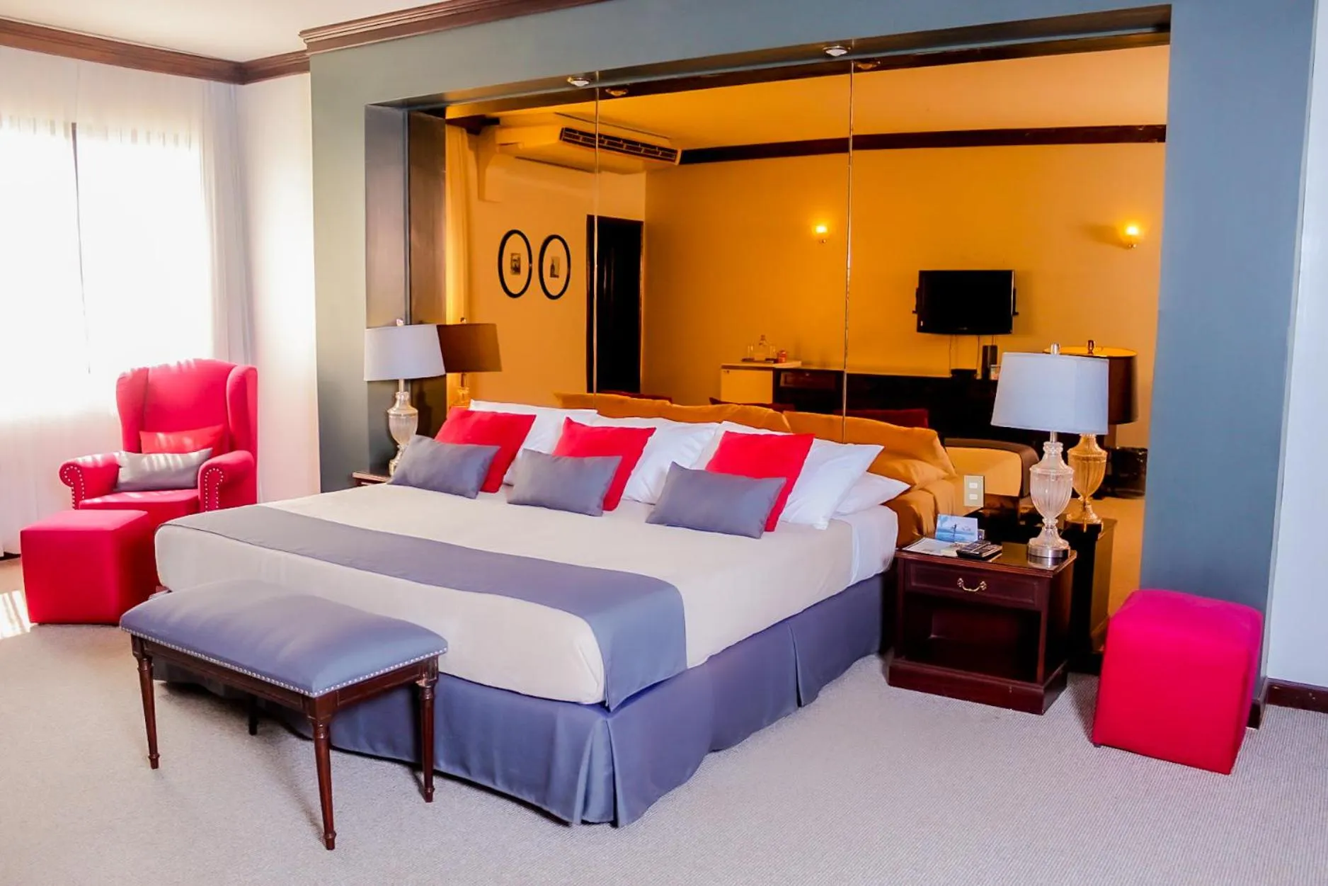 Bed in Nobile Suites Excelsior Asuncion