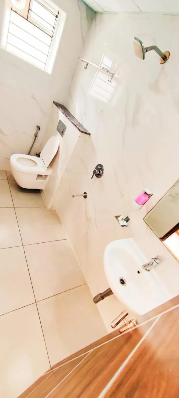 Bathroom in Keerthis Royal Suites Hotels in Bangalore Airport