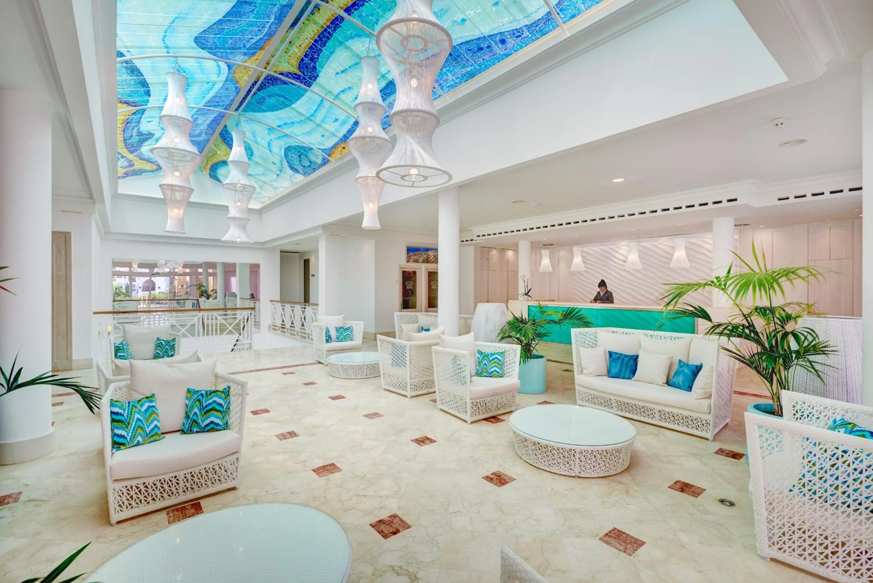 Lobby or reception in Grupotel Club Turquesa Mar